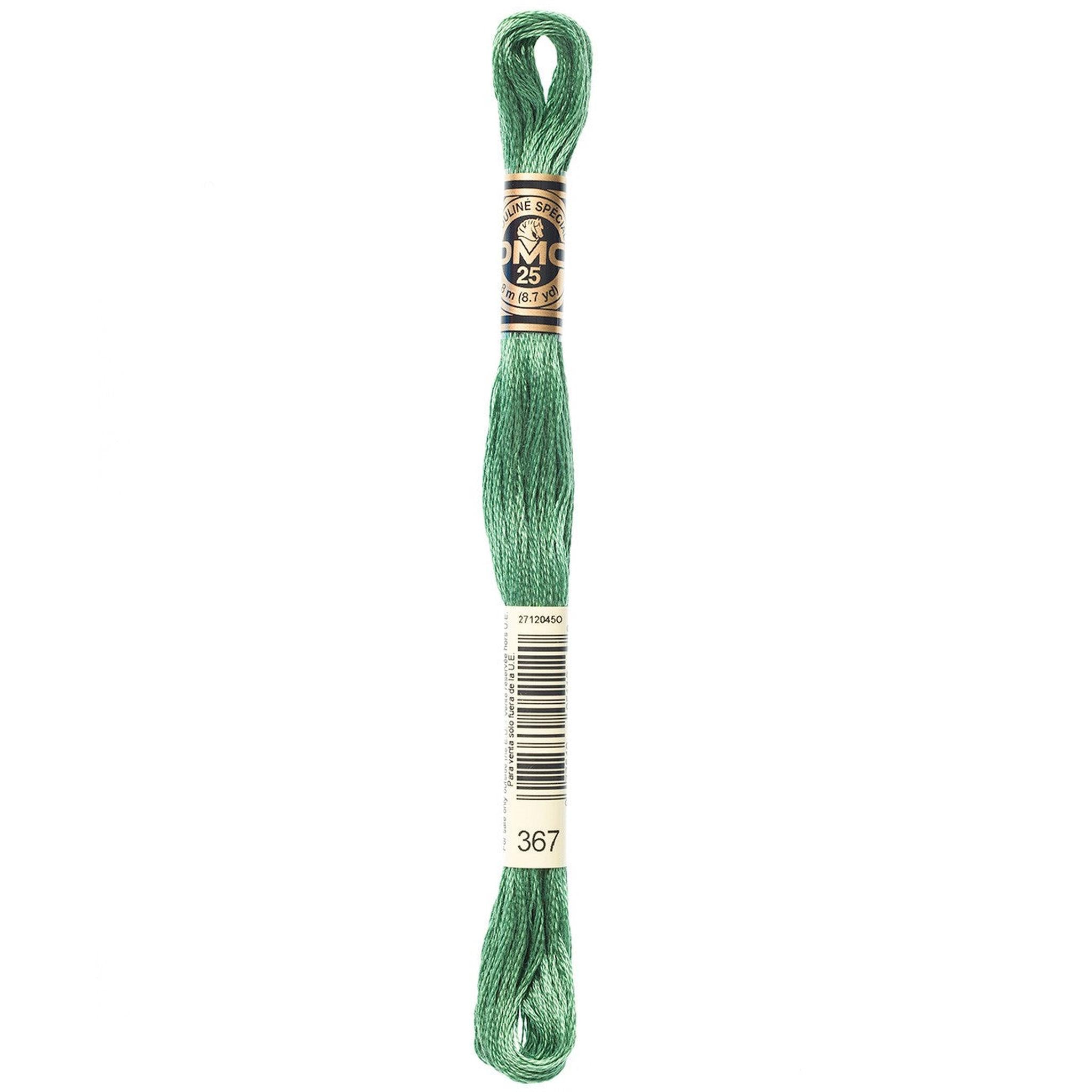 DMC Six-Strand Embroidery Floss - 367 Dark Pistachio Green