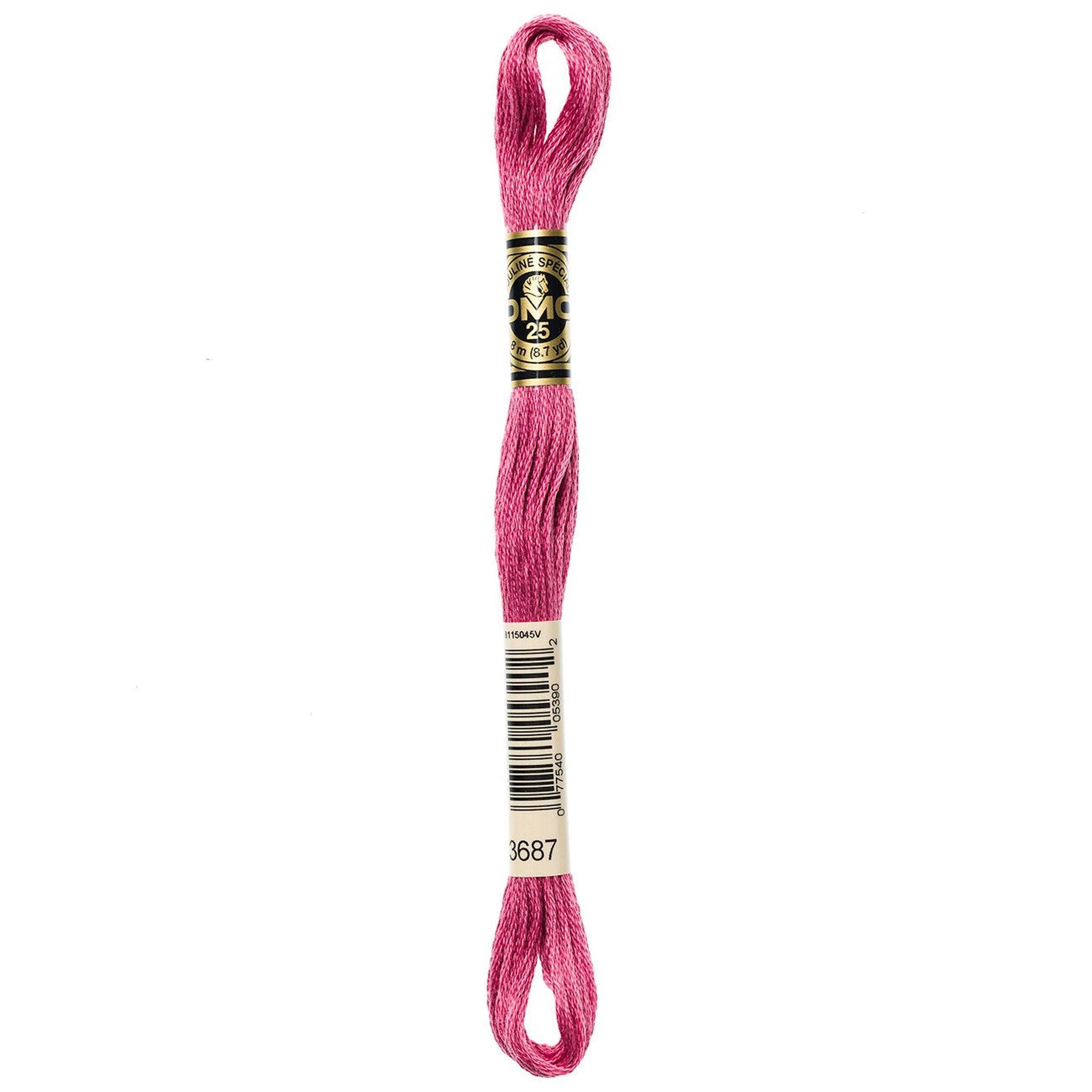 DMC Six-Strand Embroidery Floss - 3687 Mauve