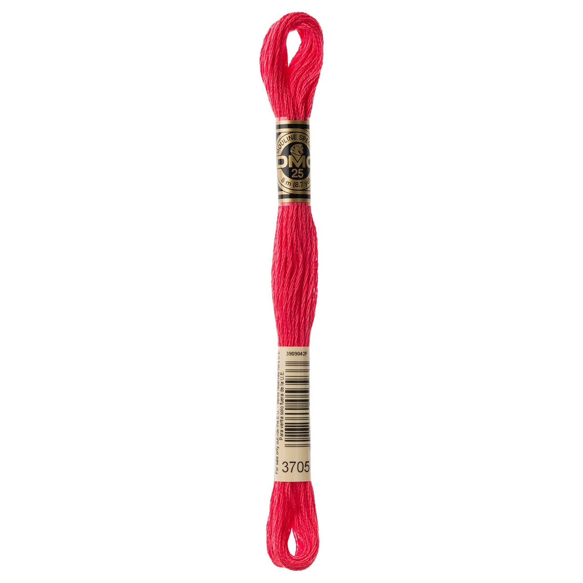DMC Six-Strand Embroidery Floss - 3705 Dark Melon