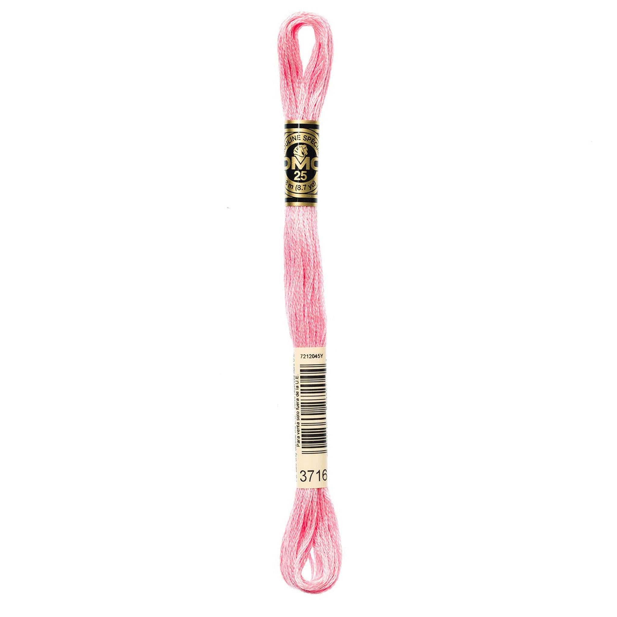DMC Six-Strand Embroidery Floss - 3716 Very Very Light Dusty Rose