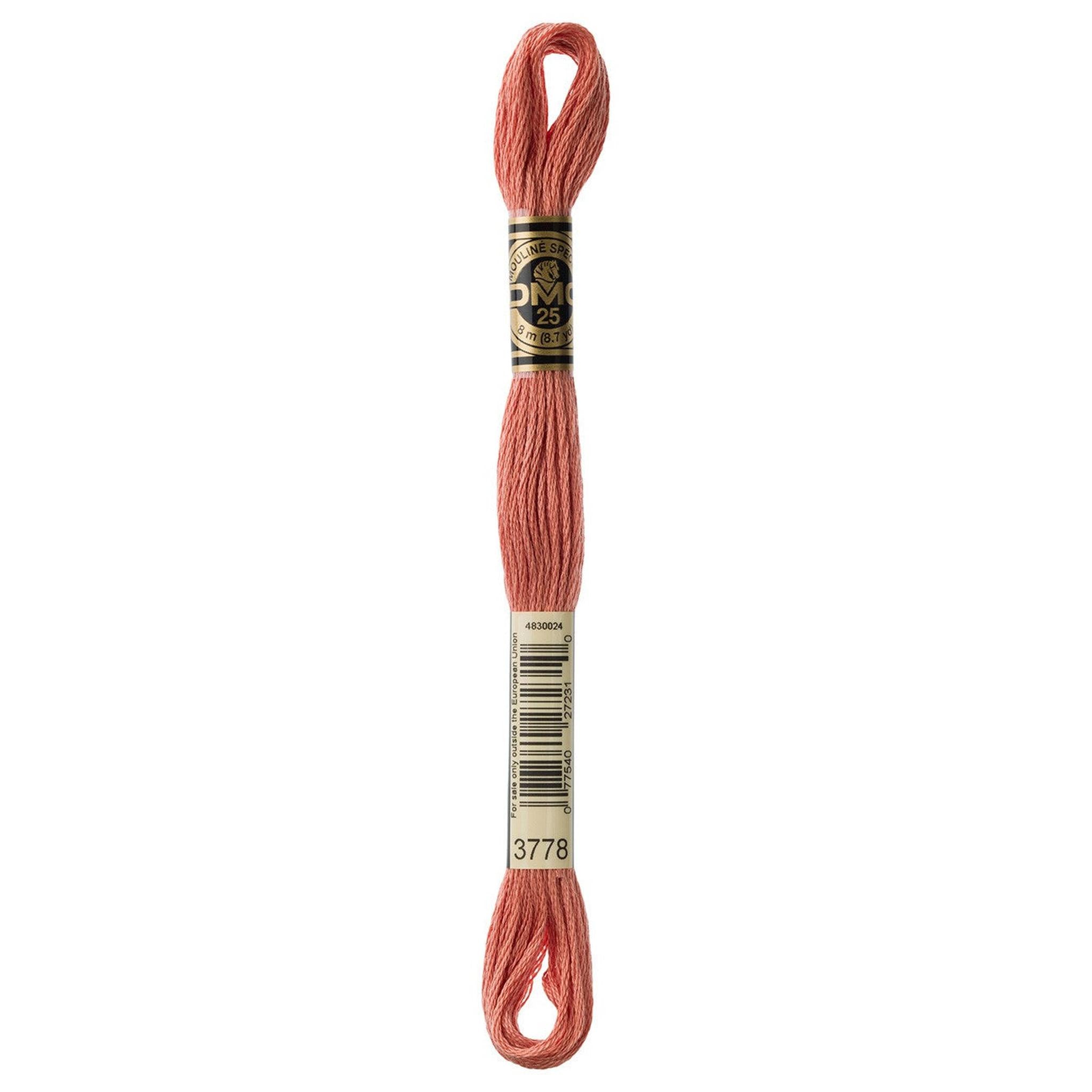 DMC Six-Strand Embroidery Floss - 3778 Light Terra Cotta