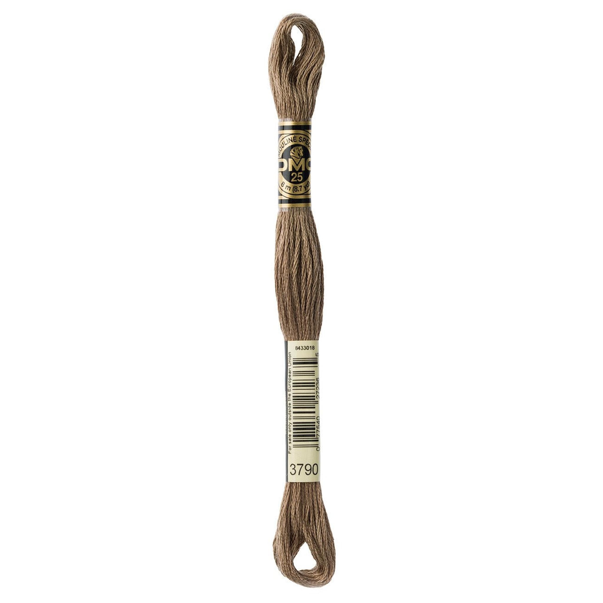 DMC Six-Strand Embroidery Floss - 3790 Ultra Dark Beige Gray