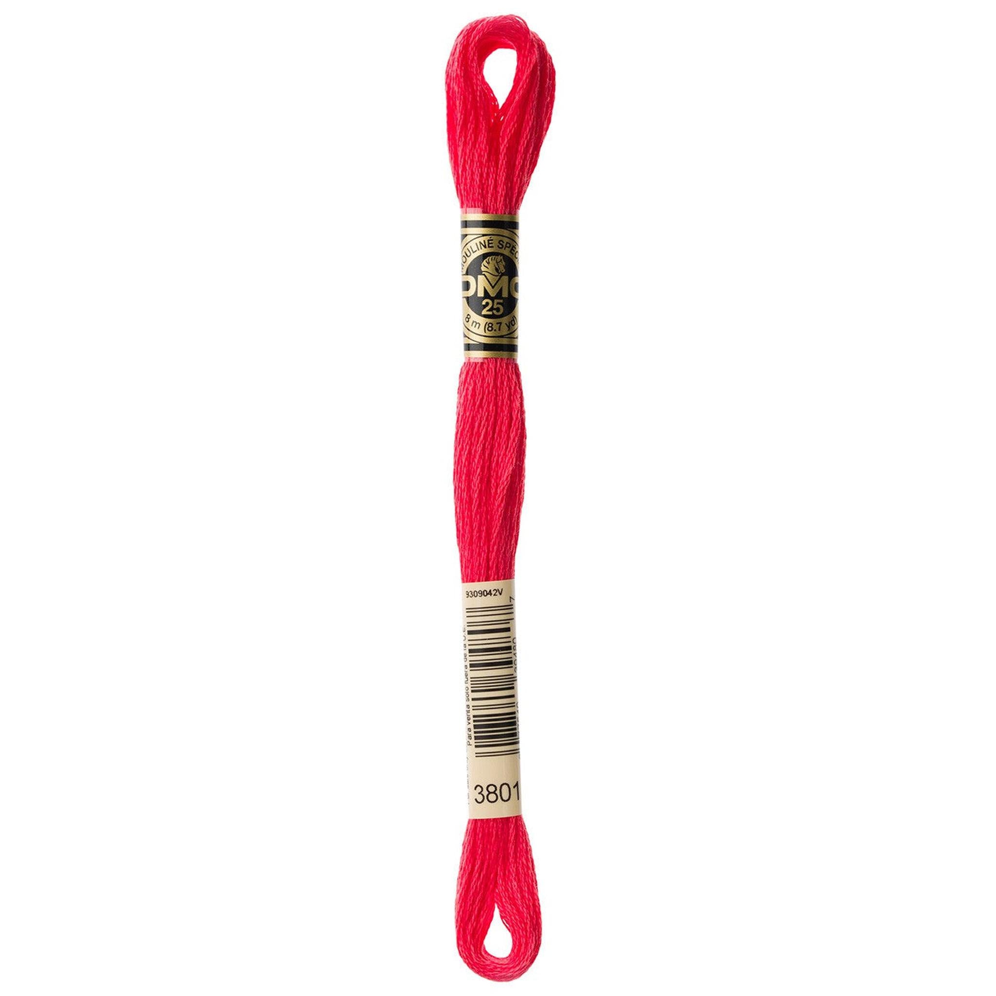 DMC Six-Strand Embroidery Floss - 3801 Very Dark Melon