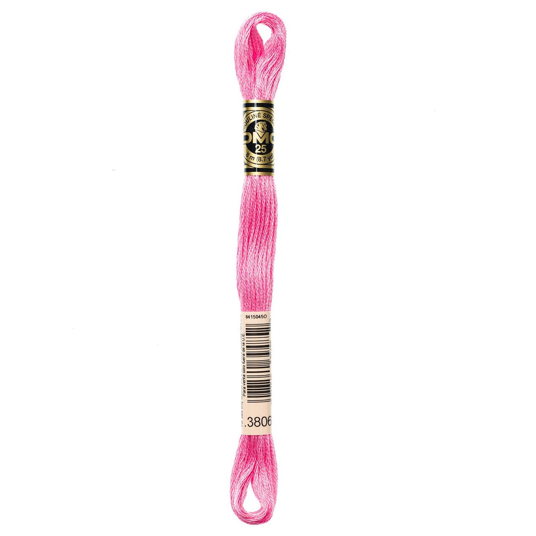 DMC Six-Strand Embroidery Floss - 3806 Light Cyclamen Pink