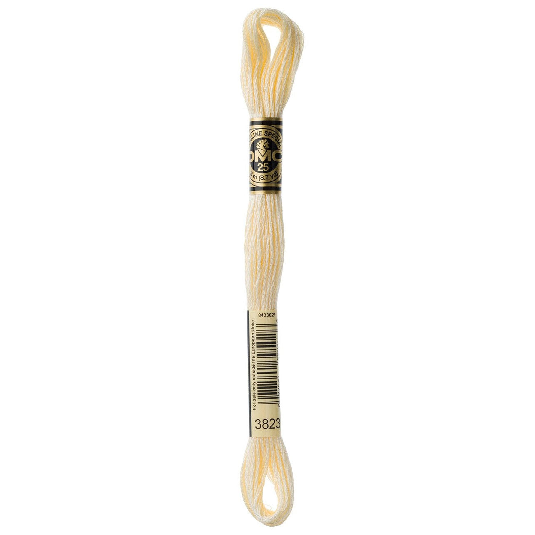 DMC Six-Strand Embroidery Floss - 3823 Ultra Pale Yellow