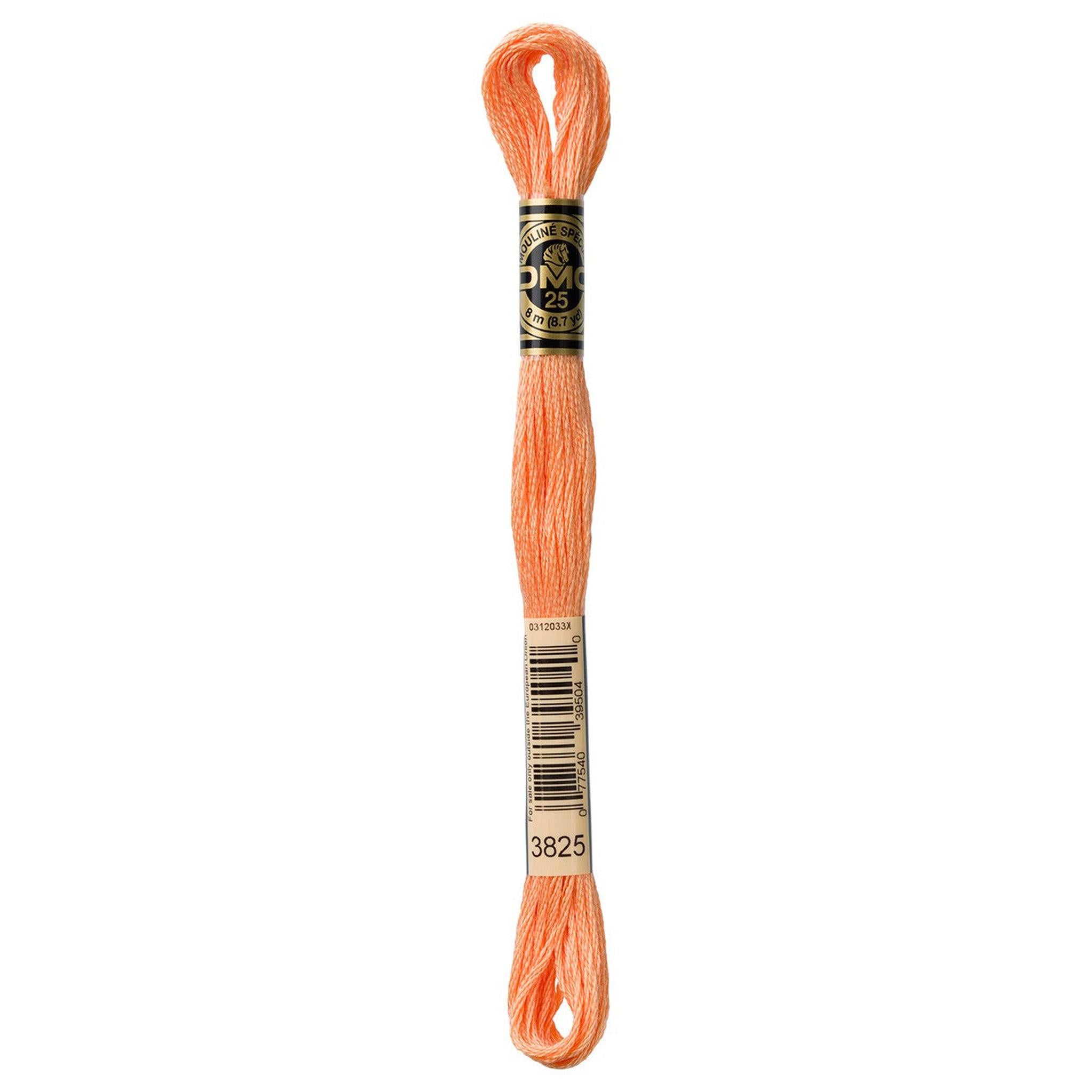 DMC Six-Strand Embroidery Floss - 3825 Pale Pumpkin