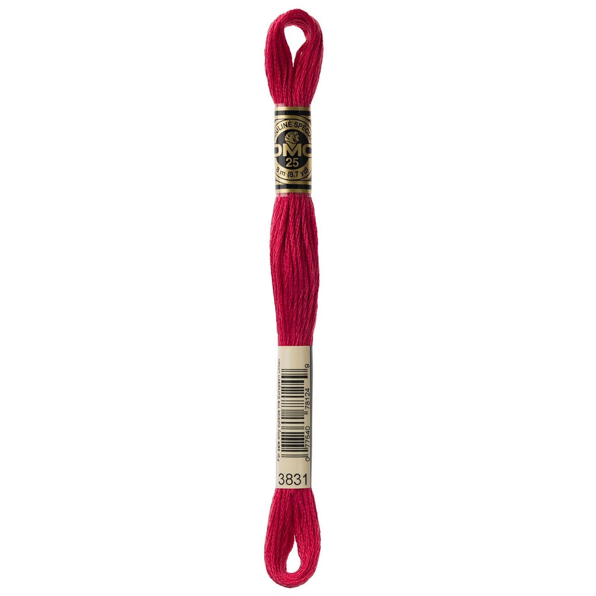 DMC Six-Strand Embroidery Floss - 3831 Dark Raspberry