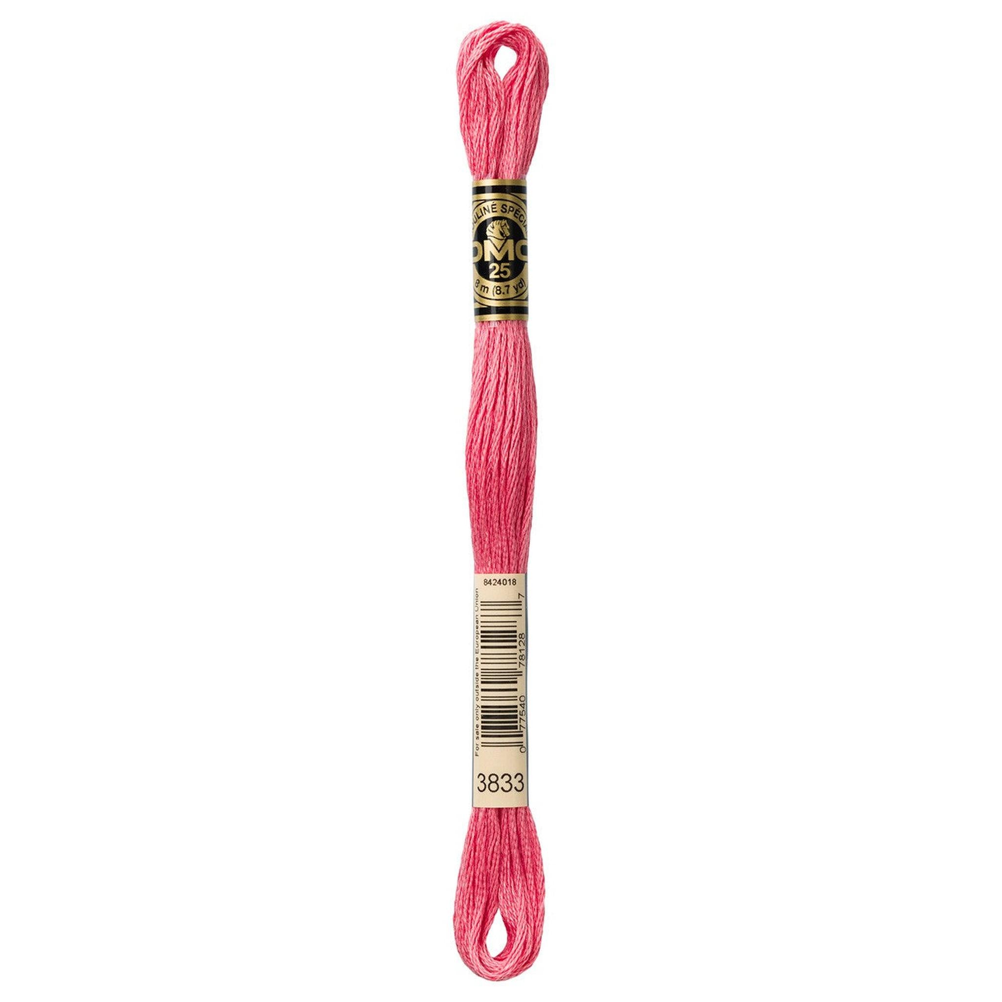 DMC Six-Strand Embroidery Floss - 3833 Light Raspberry