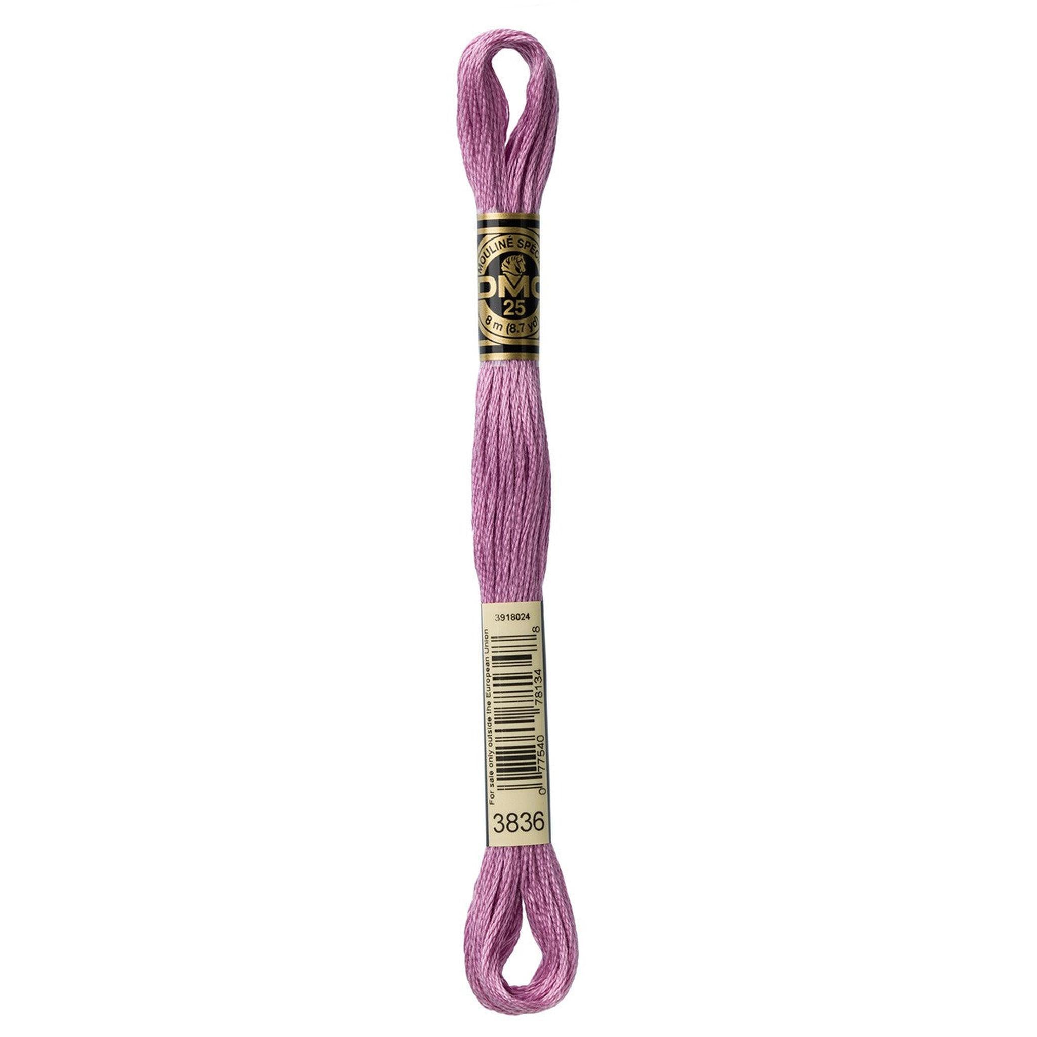 DMC Six-Strand Embroidery Floss - 3836 Light Grape