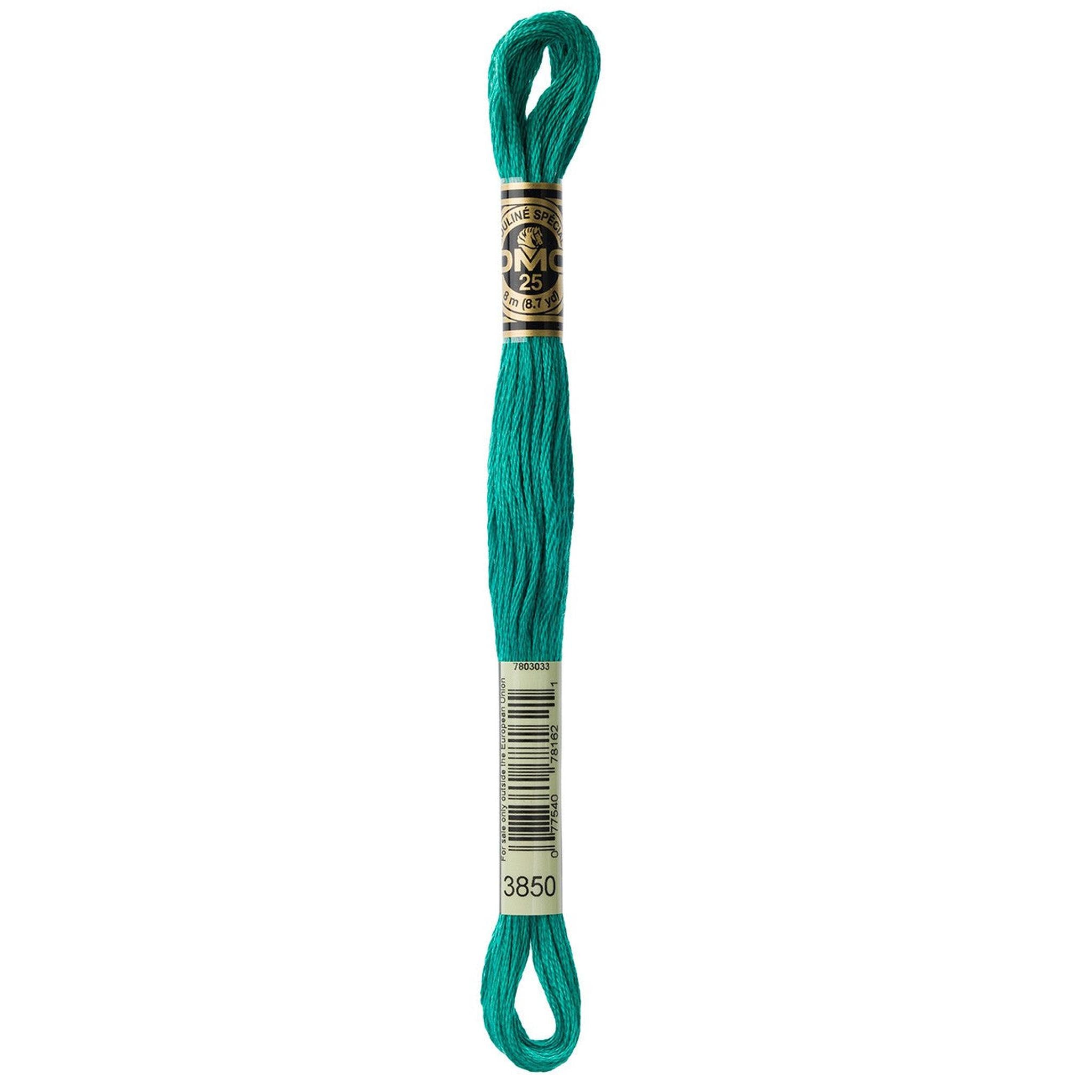 DMC Six-Strand Embroidery Floss - 3850 Dark Bright Green