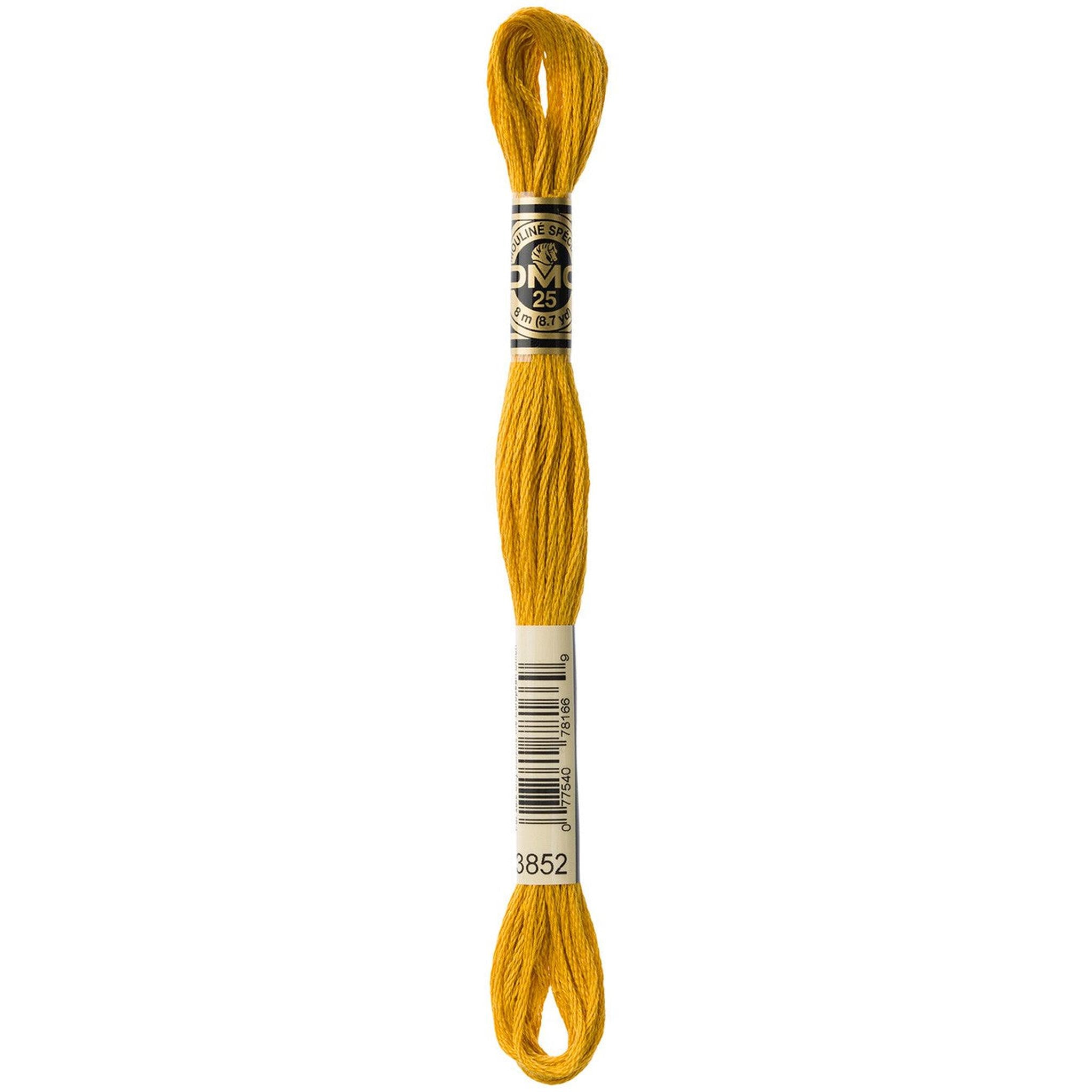 DMC Six-Strand Embroidery Floss - 3852 Very Dark Straw
