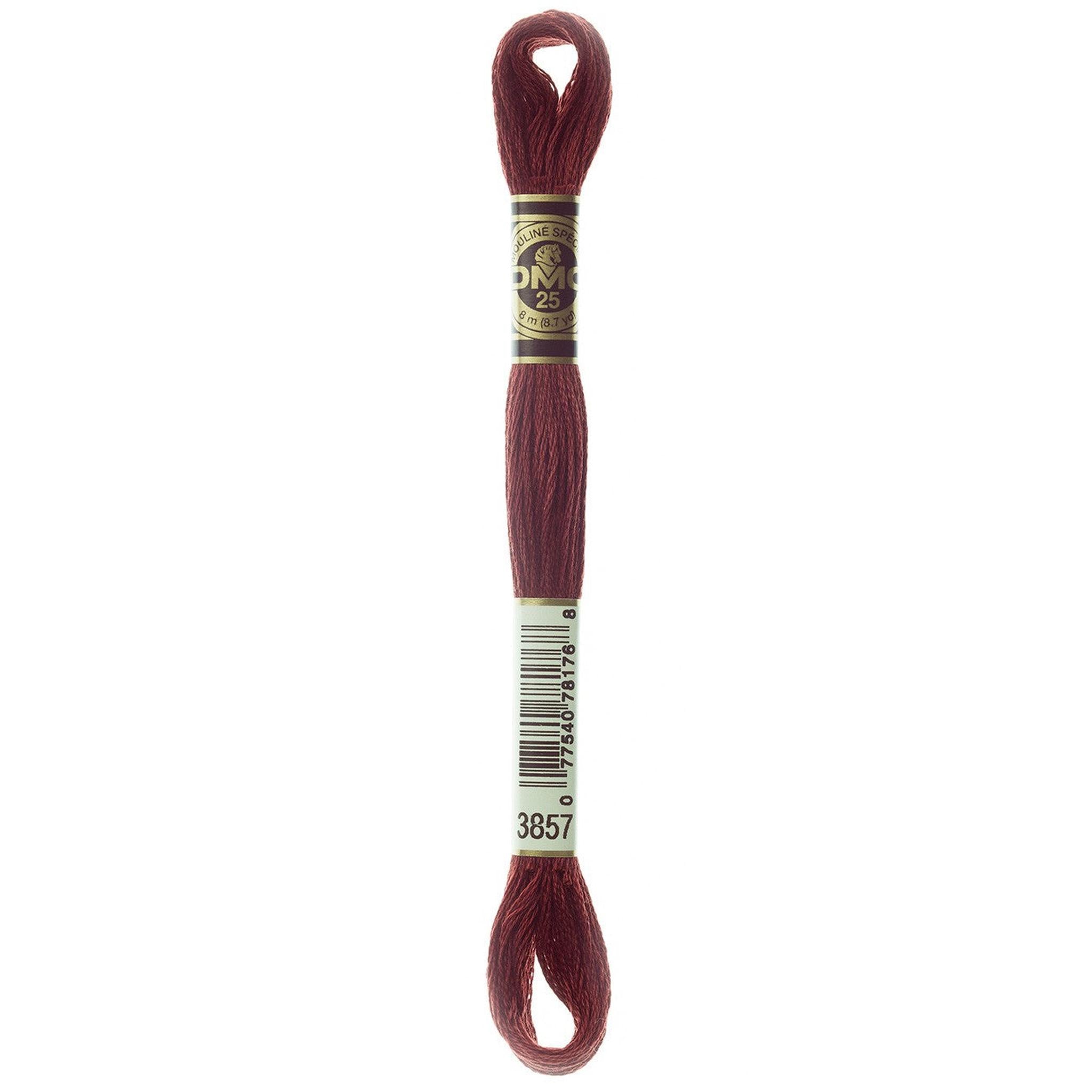 DMC Six-Strand Embroidery Floss - 3857 Dark Rosewood