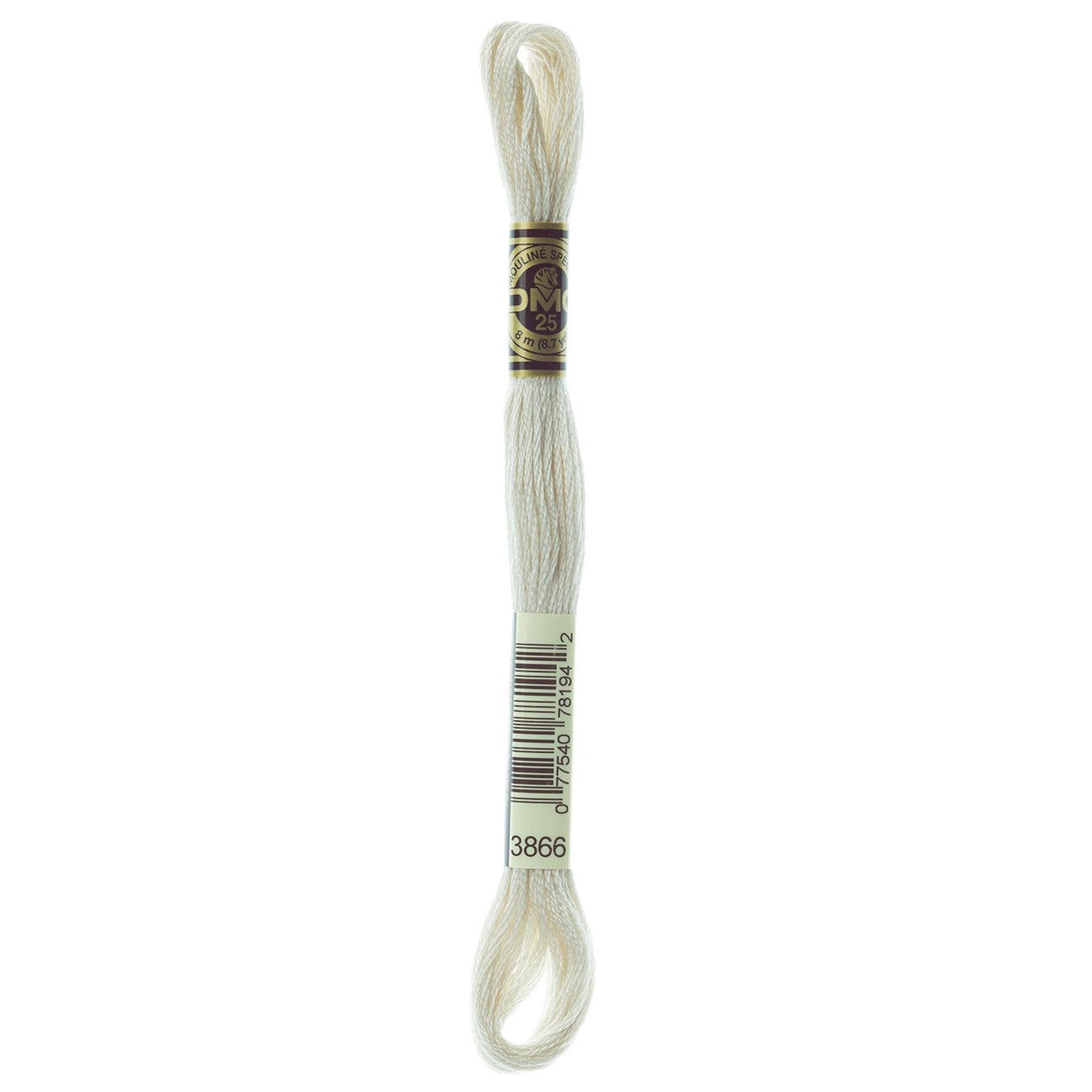 DMC Six-Strand Embroidery Floss - 3866 Ultra Very Light Mocha Brown