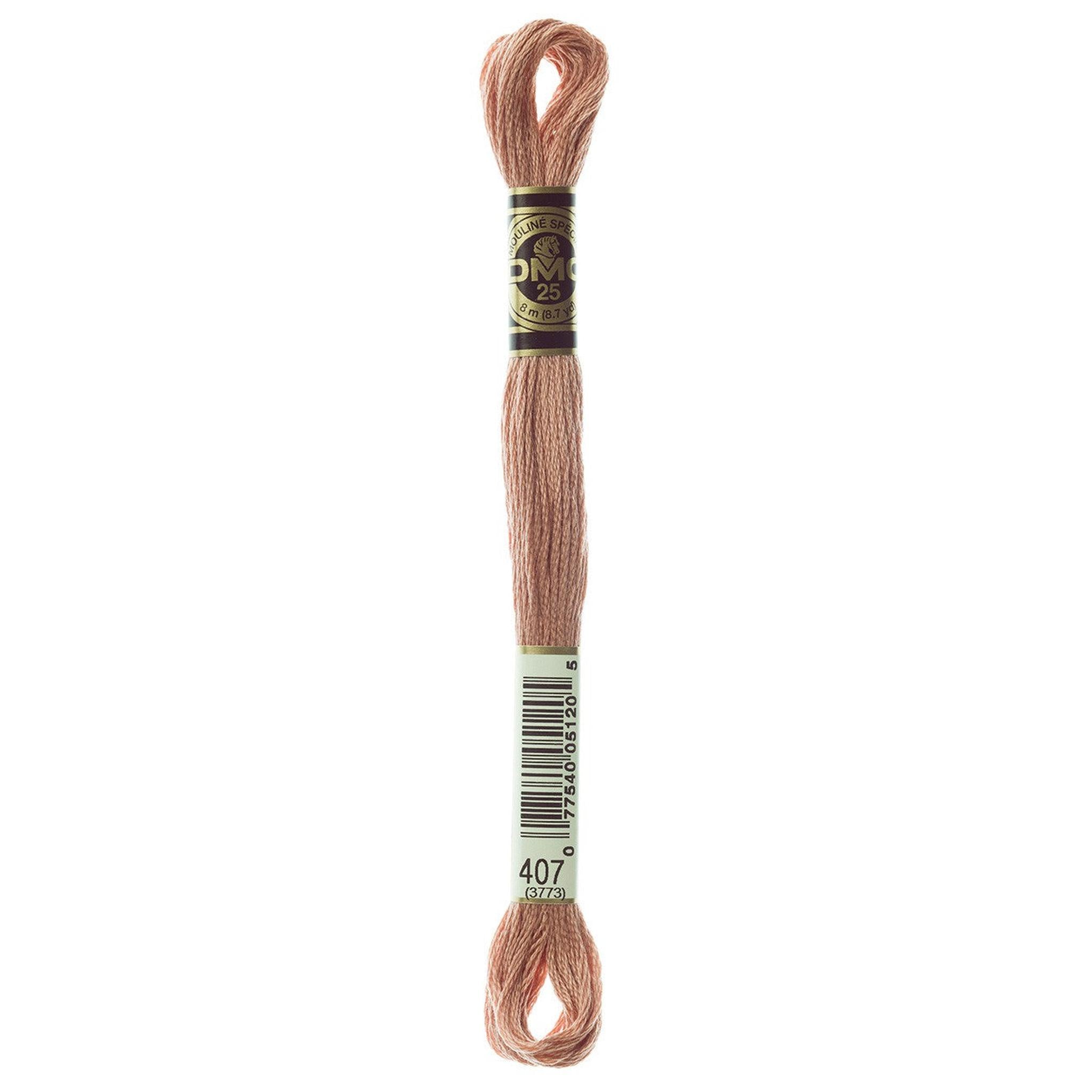 DMC Six-Strand Embroidery Floss - 407 Dark Desert Sand