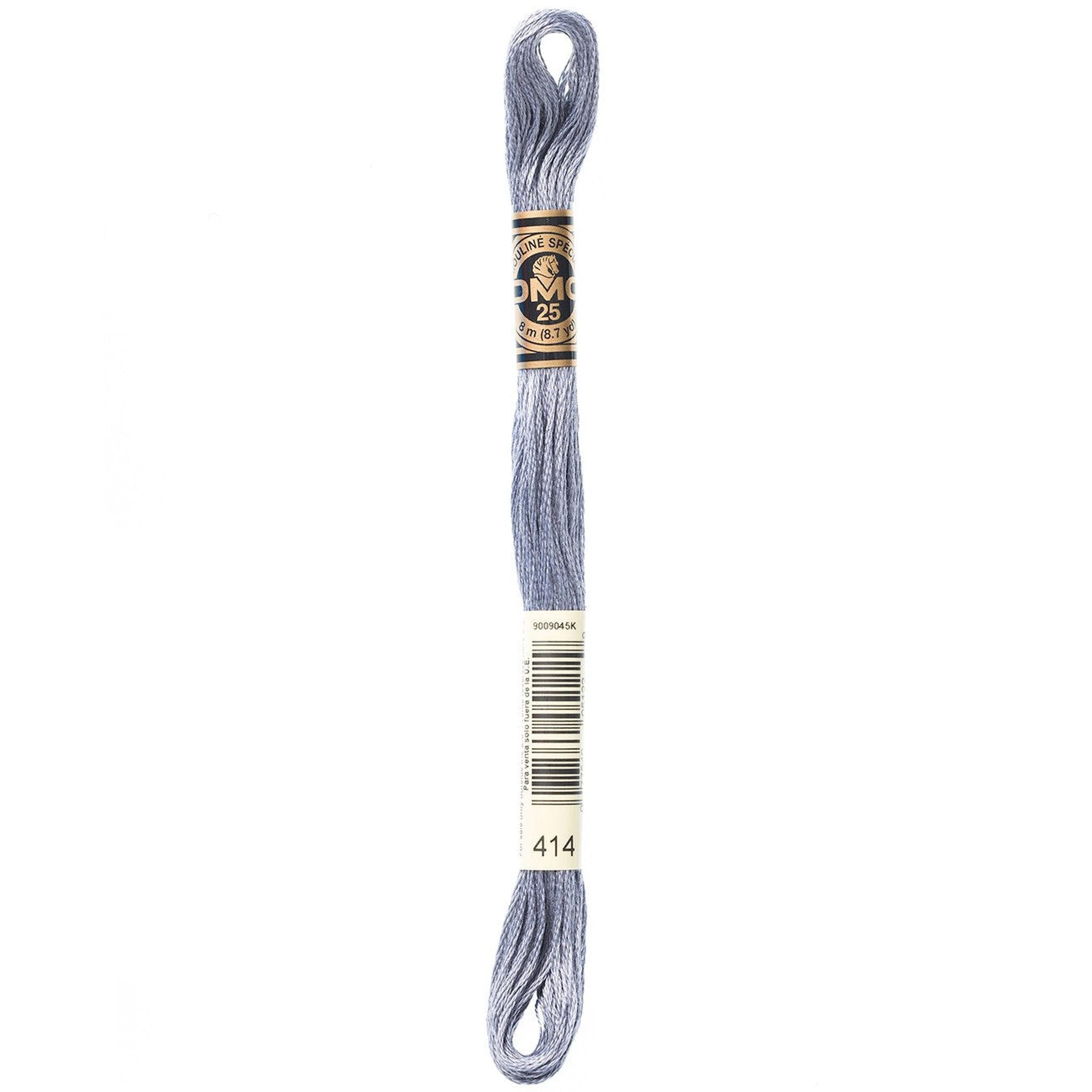 DMC Six-Strand Embroidery Floss - 414 Dark Steel Gray