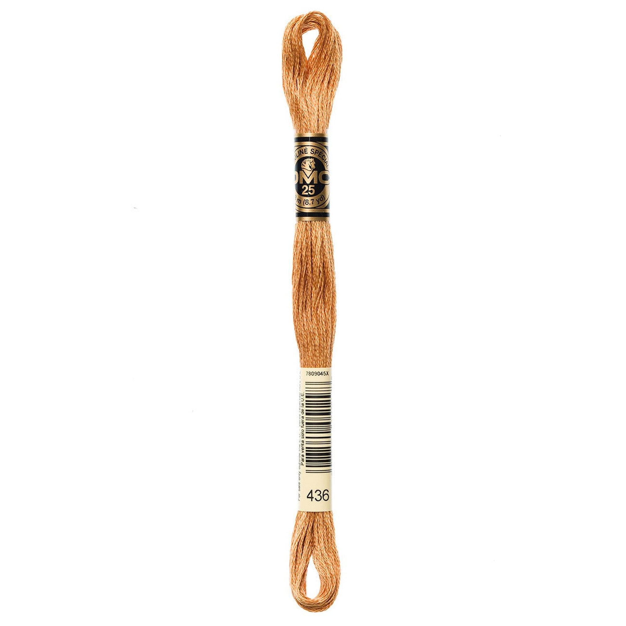 DMC Six-Strand Embroidery Floss - 436 Tan