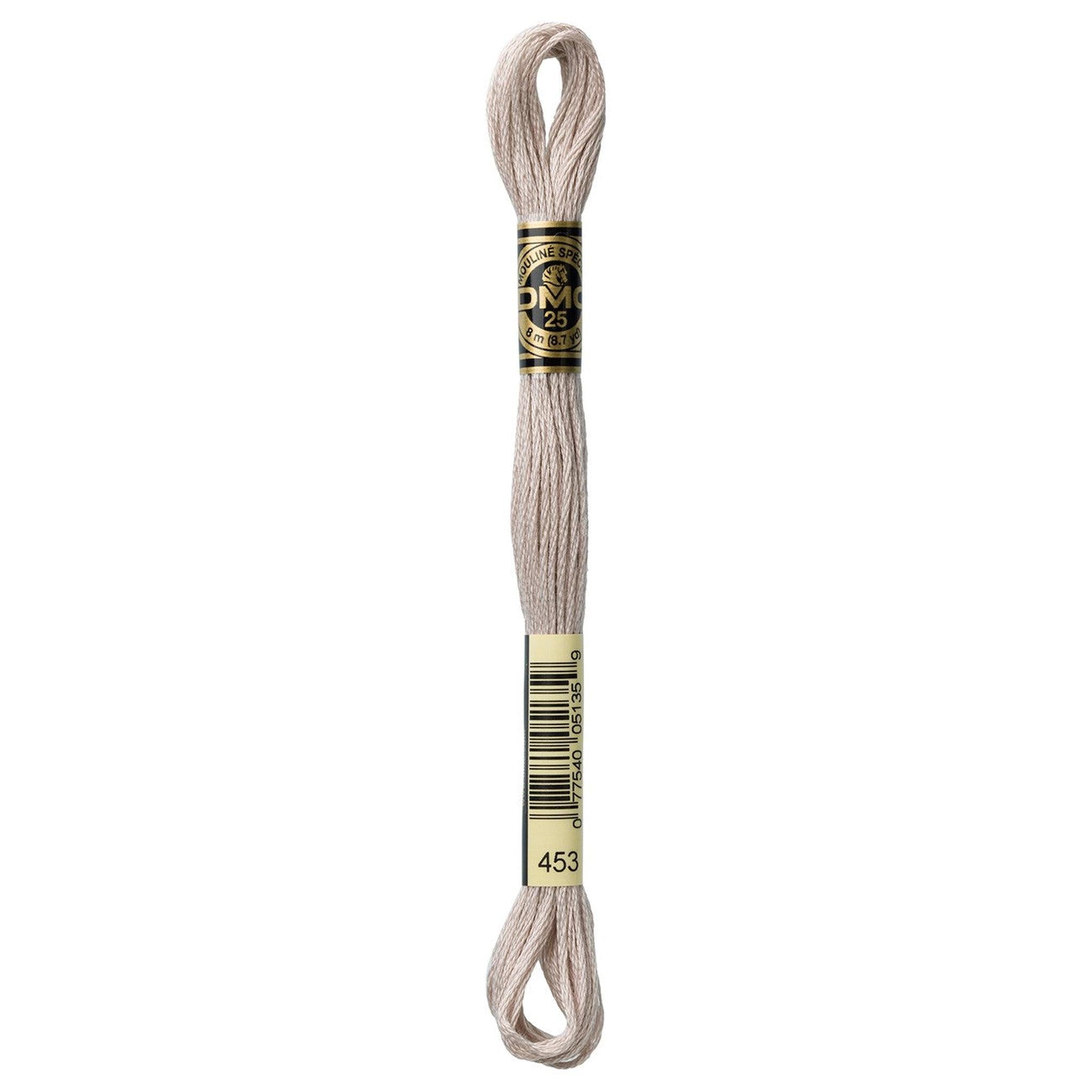 DMC Six-Strand Embroidery Floss - 453 Light Shell Gray