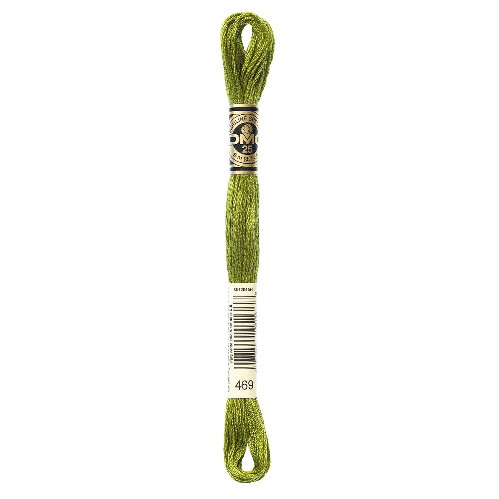 DMC Six-Strand Embroidery Floss - 469 Avocado Green