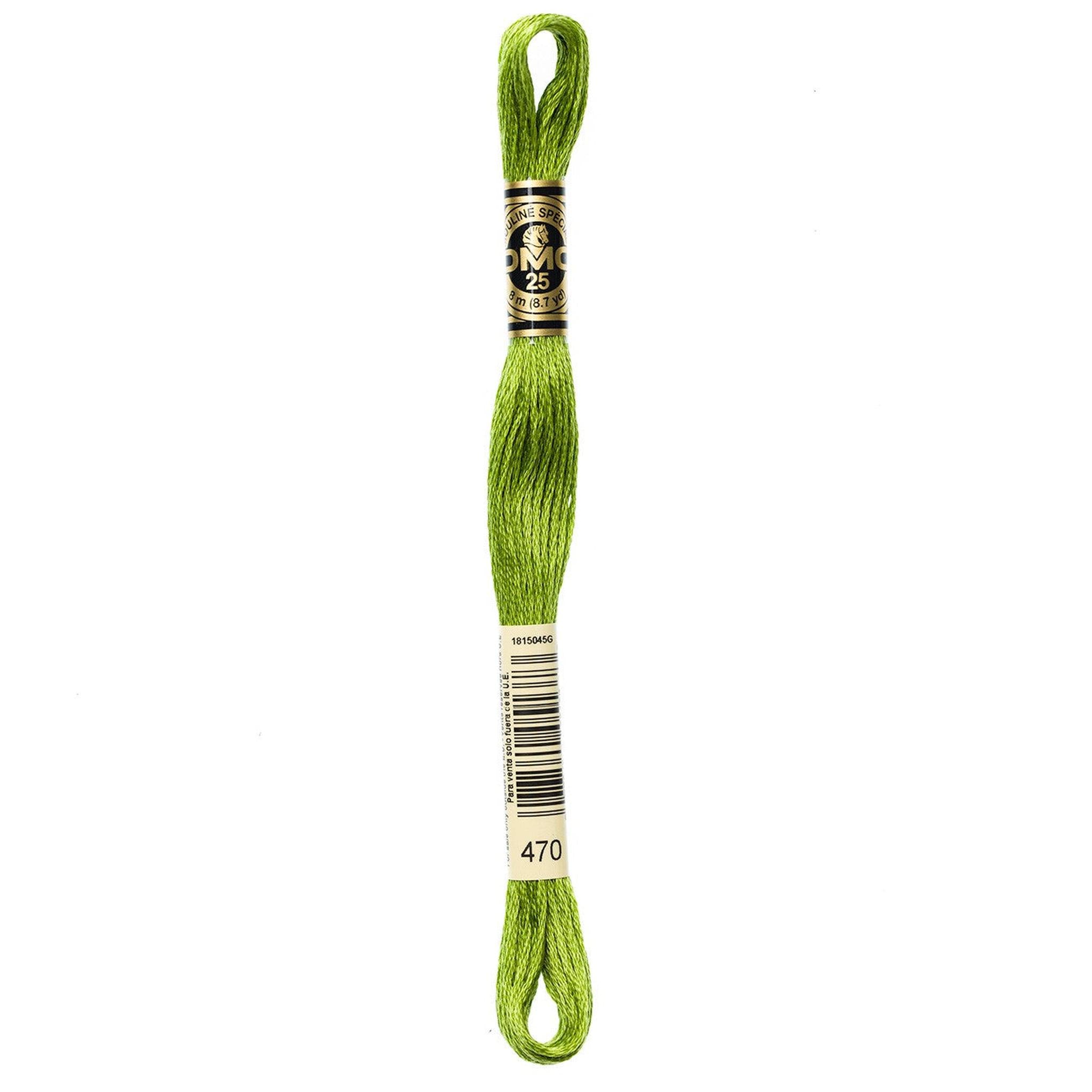 DMC Six-Strand Embroidery Floss - 470 Light Avocado Green