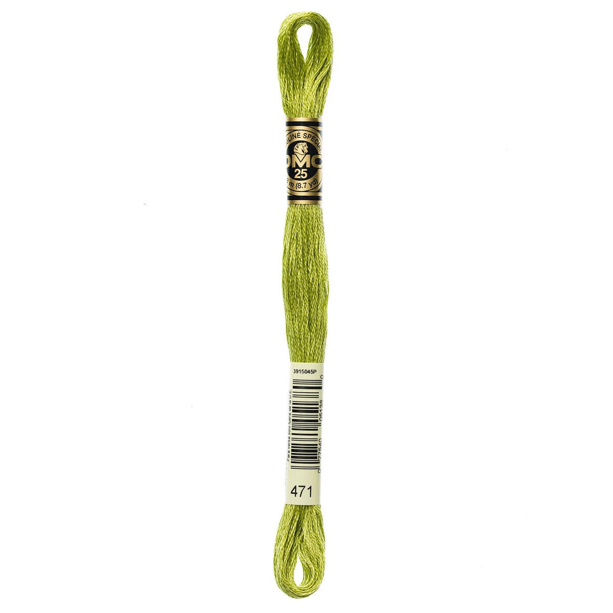 DMC Six-Strand Embroidery Floss - 471 Very Light Avocado Green