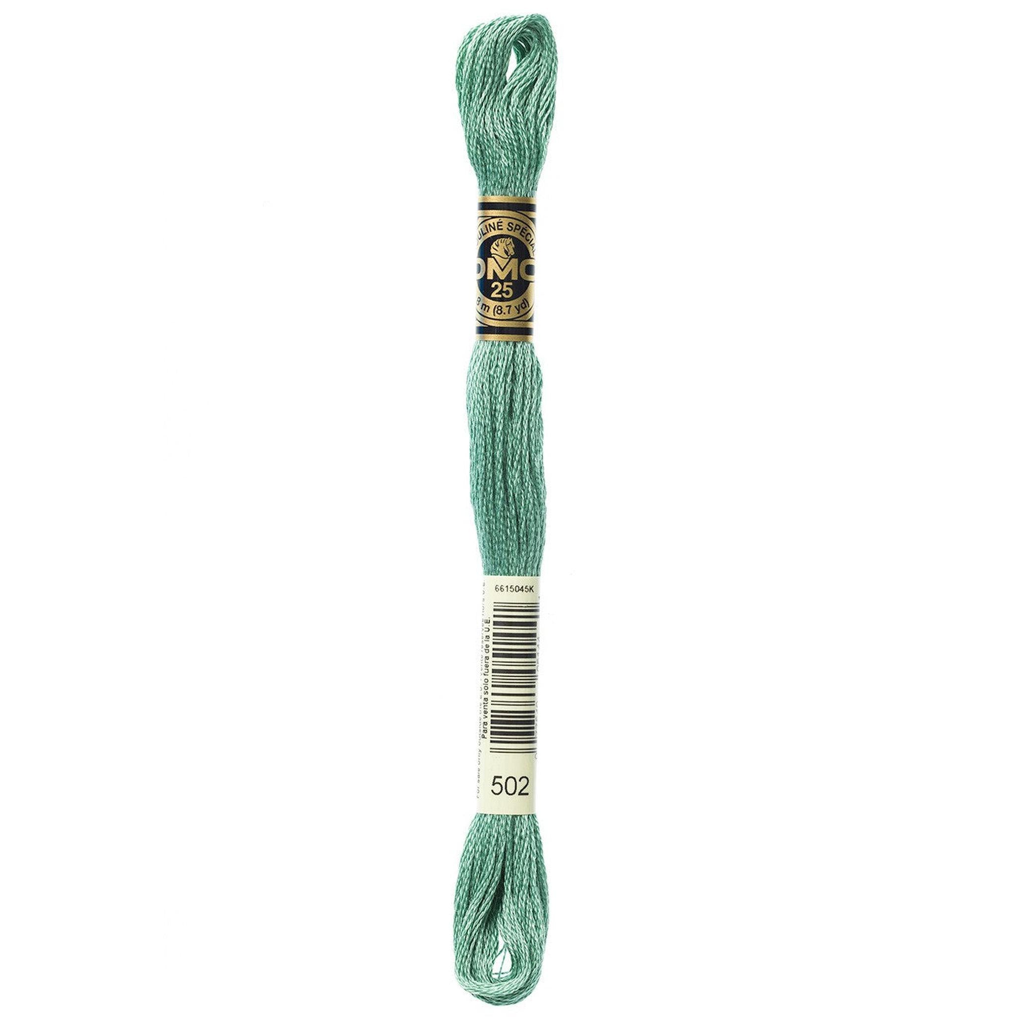 DMC Six-Strand Embroidery Floss - 502 Blue Green