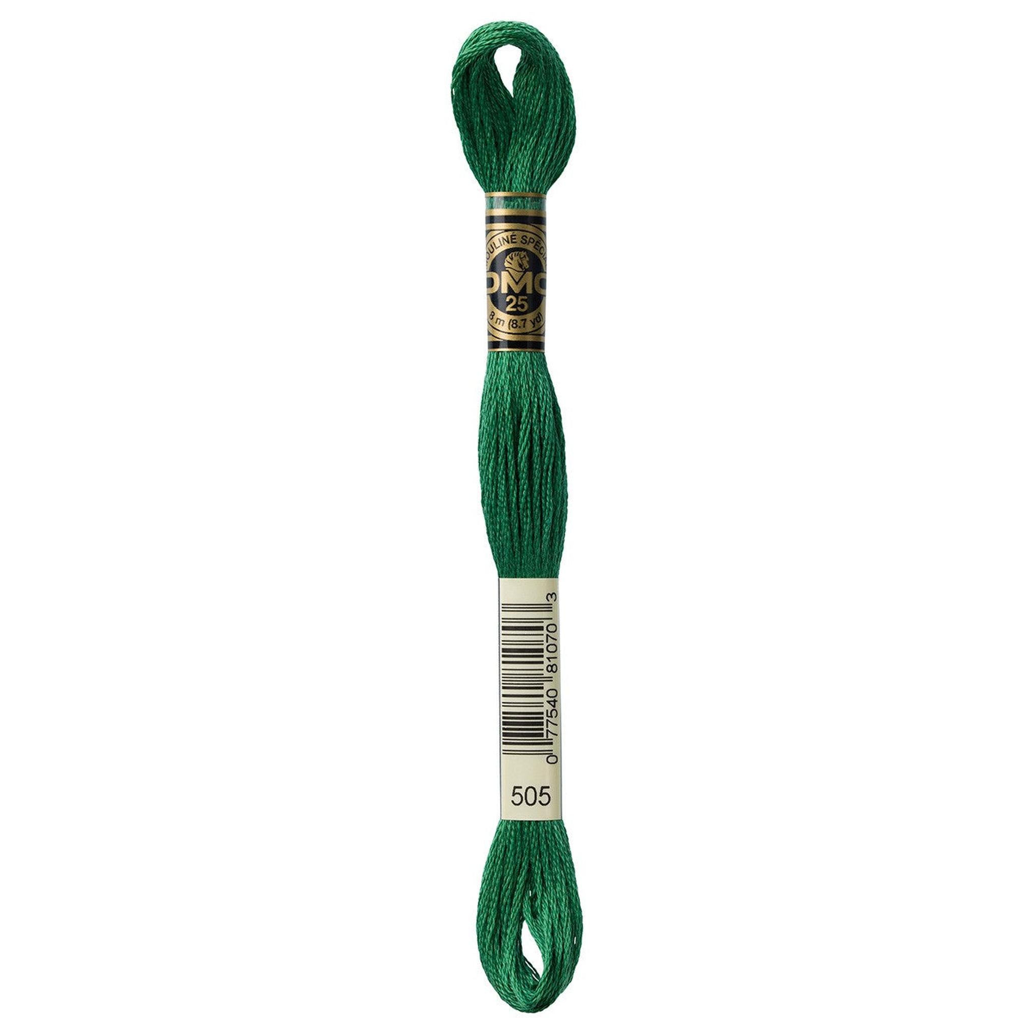 DMC Six-Strand Embroidery Floss - 505 Jade Green
