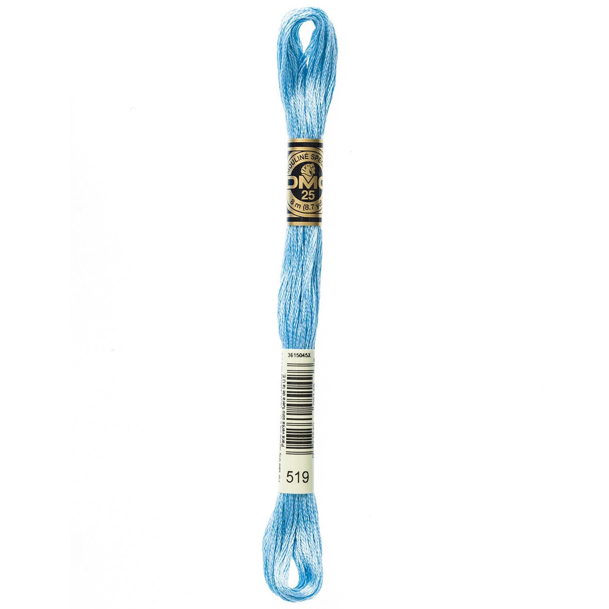 DMC Six-Strand Embroidery Floss - 519 Sky Blue