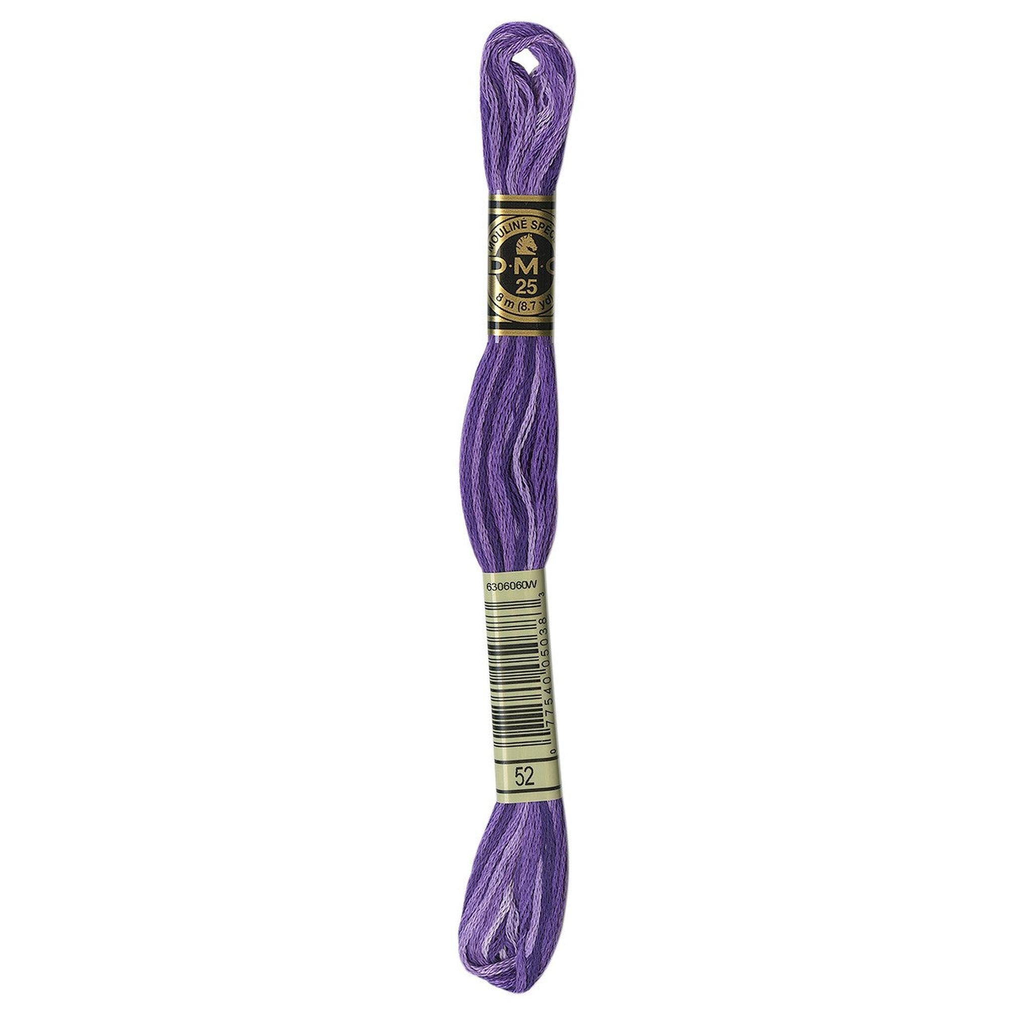 DMC Six-Strand Embroidery Floss - 52 Variegated Violet