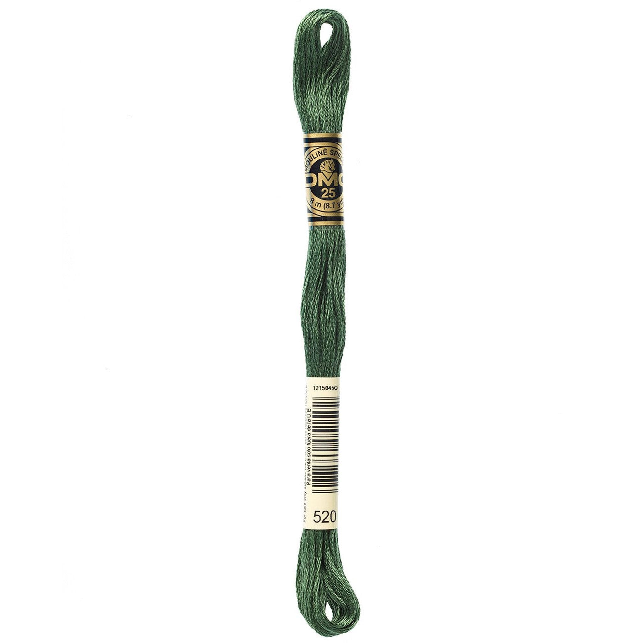DMC Six-Strand Embroidery Floss - 520 Dark Fern Green