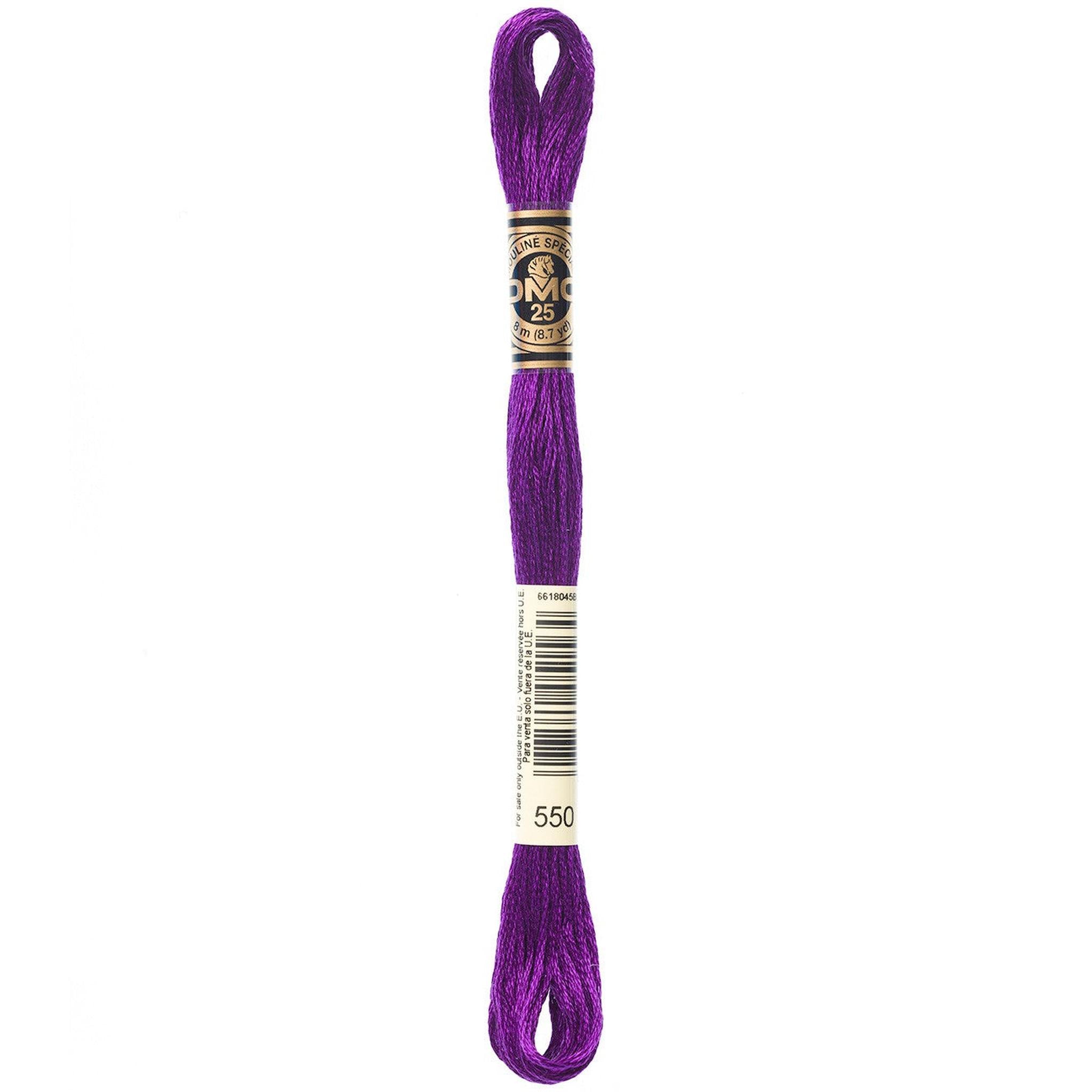 DMC Six-Strand Embroidery Floss - 550 Very Dark Violet