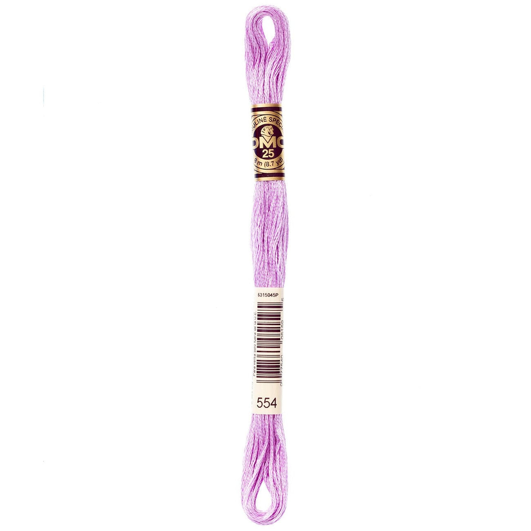DMC Six-Strand Embroidery Floss - 554 Light Violet