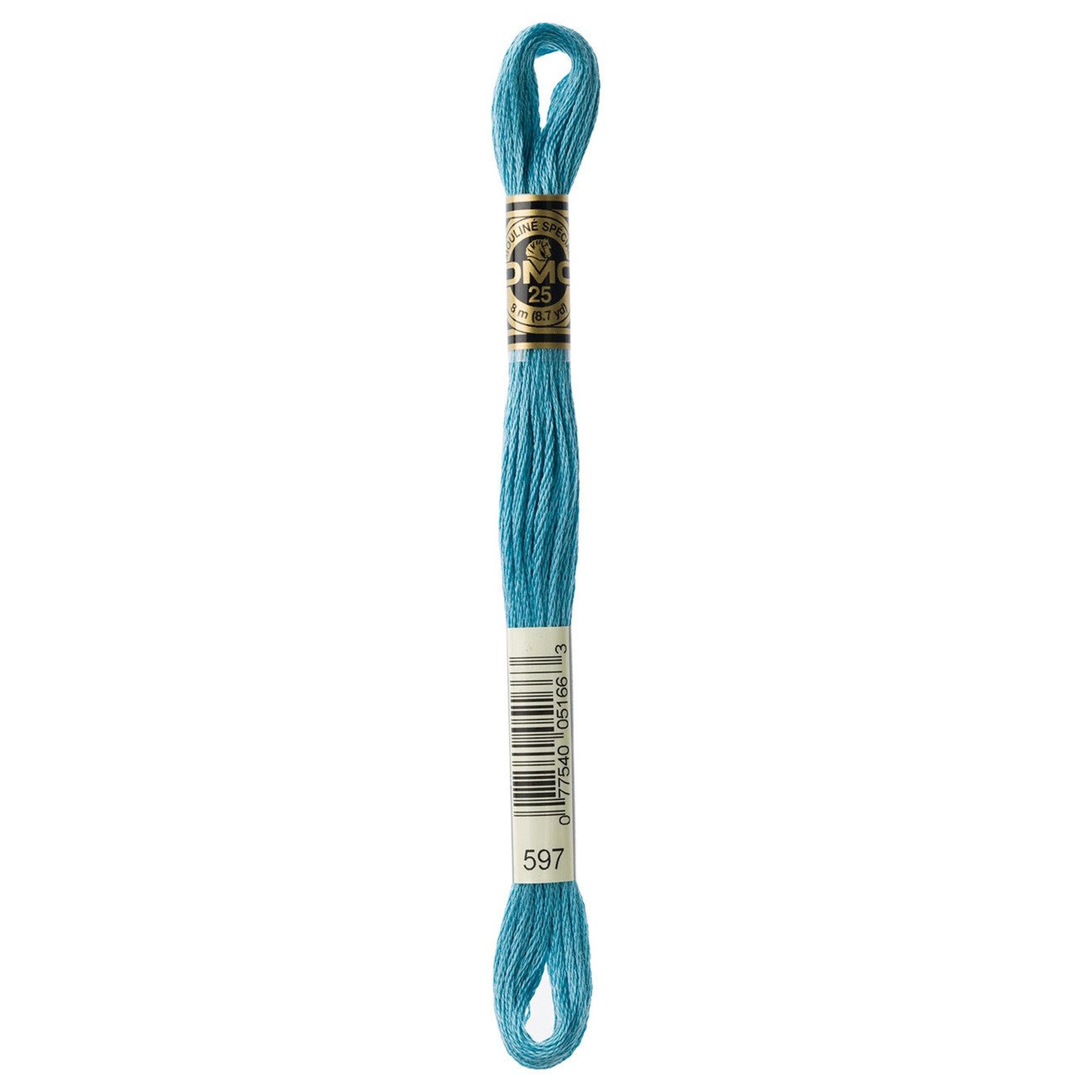DMC Six-Strand Embroidery Floss - 597 Turquoise