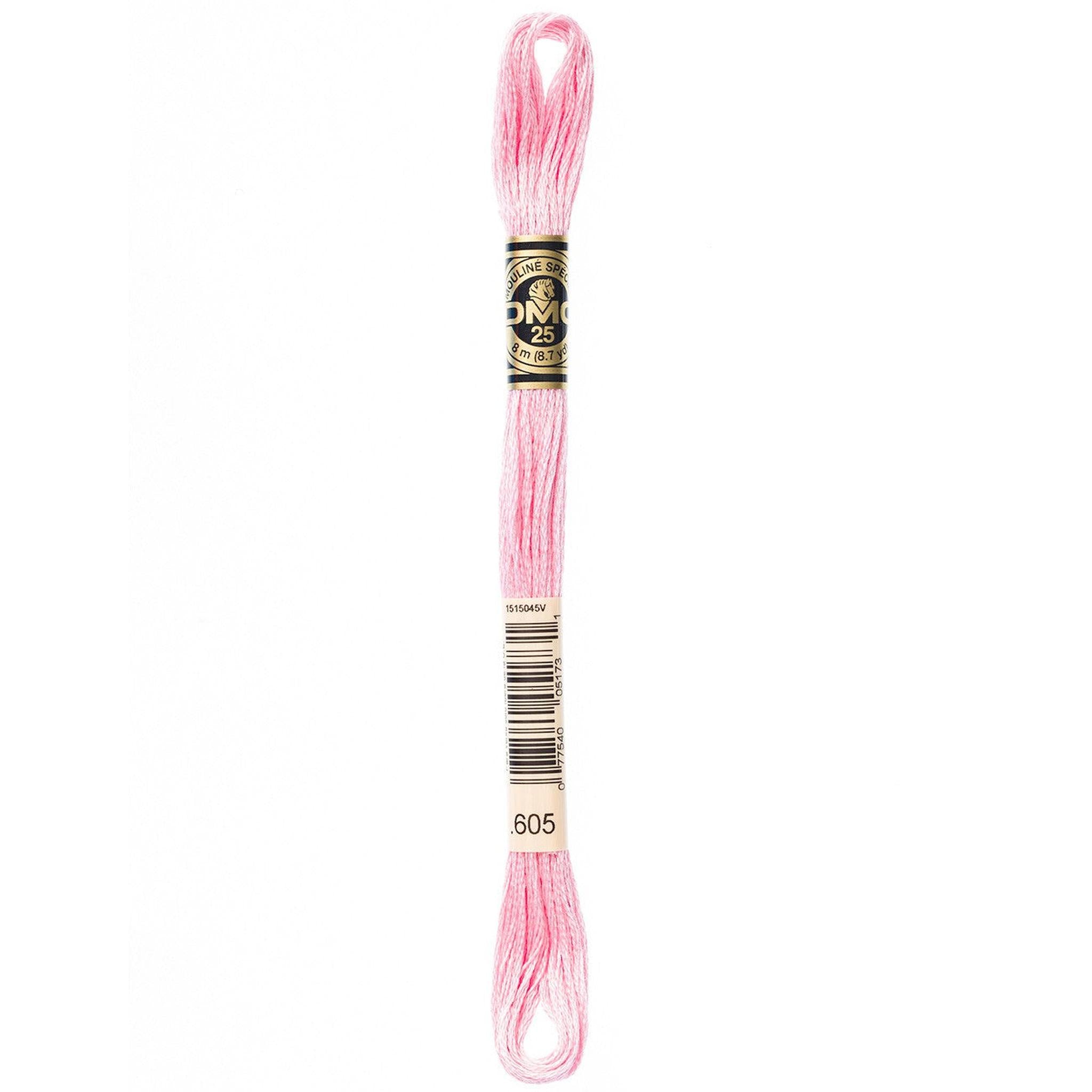 DMC Six-Strand Embroidery Floss - 605 Very Light Cranberry