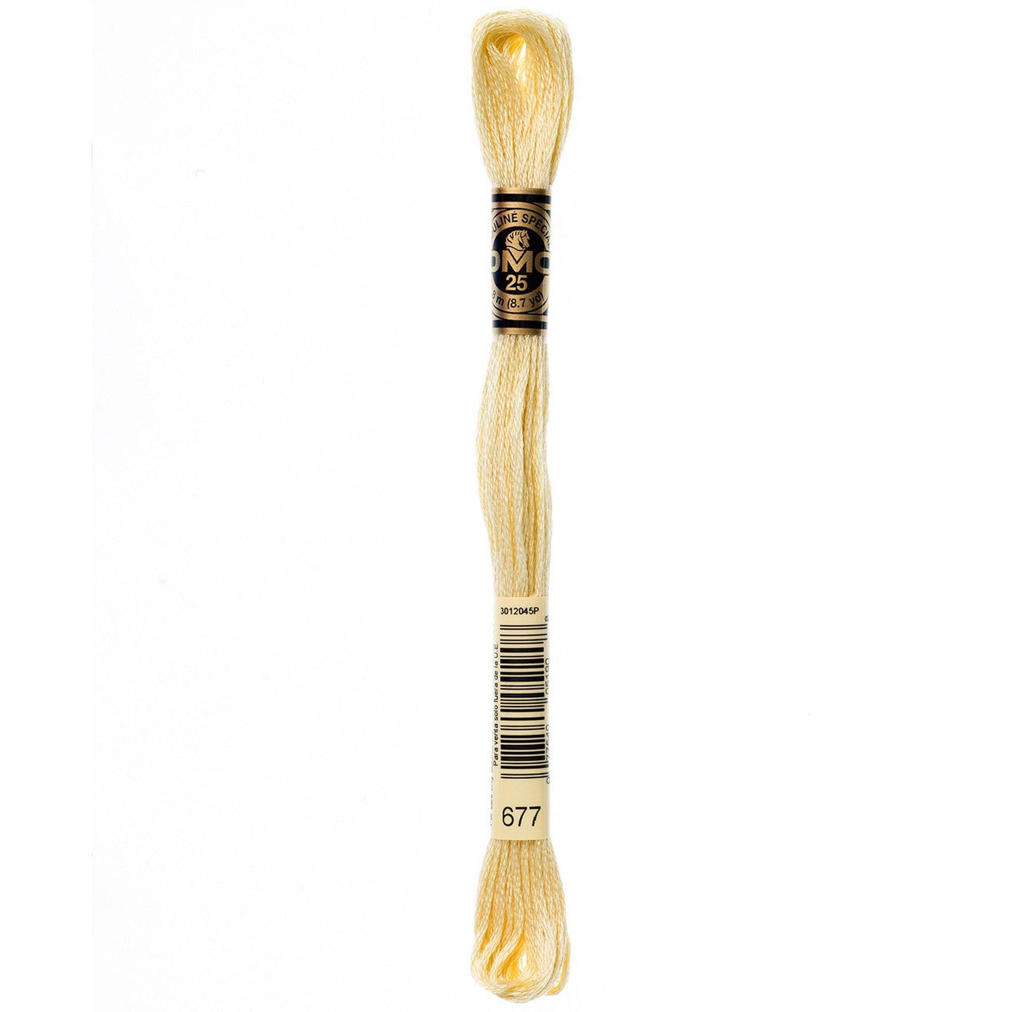 DMC Six-Strand Embroidery Floss - 677 Very Light Old Gold