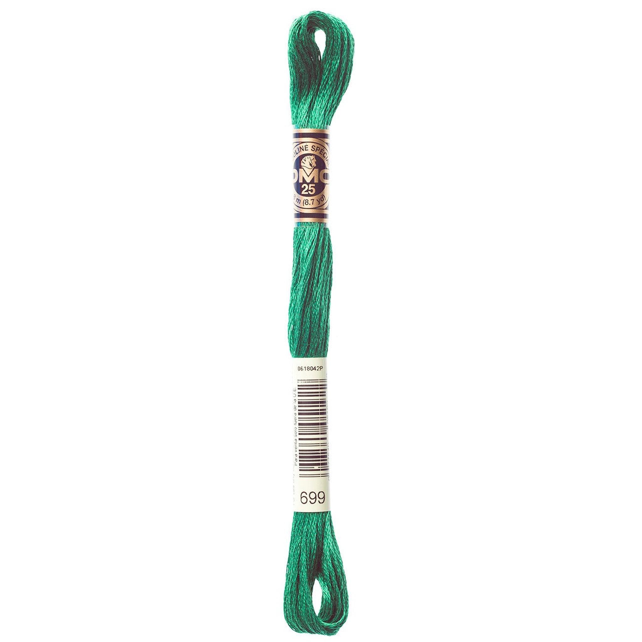 DMC Six-Strand Embroidery Floss - 699 Christmas Green