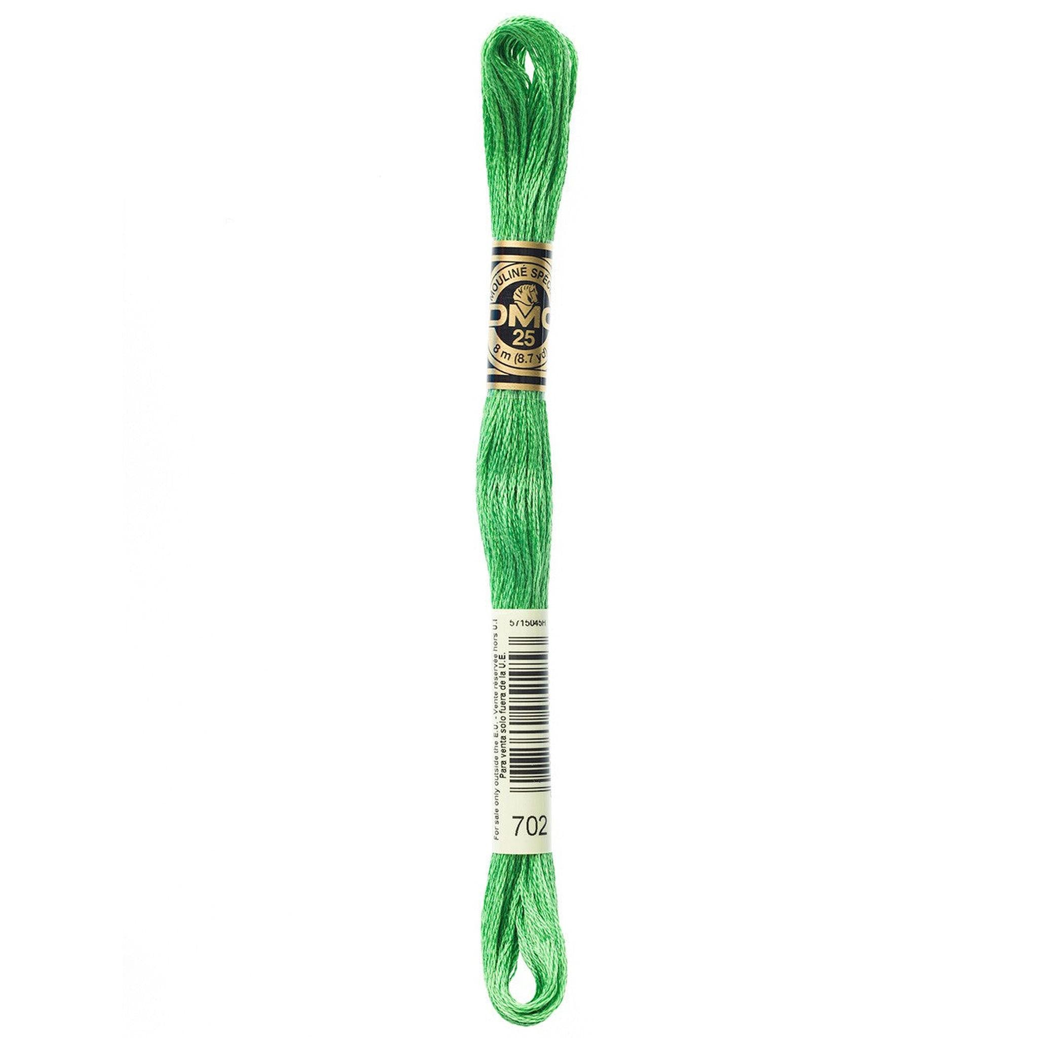 DMC Six-Strand Embroidery Floss - 702 Kelly Green