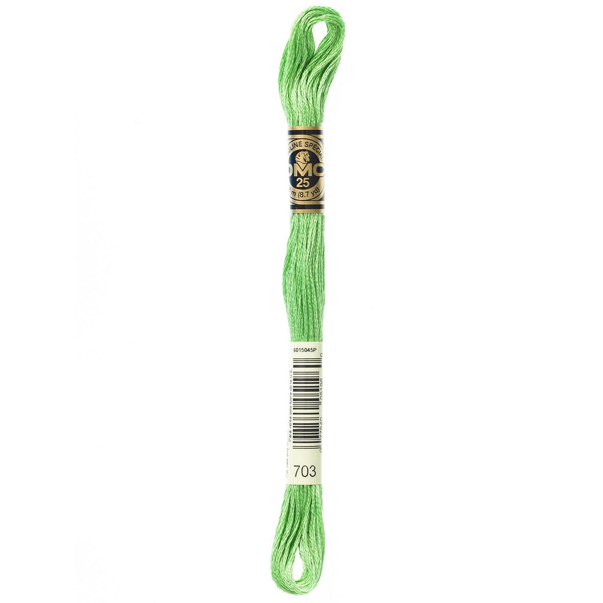 DMC Six-Strand Embroidery Floss - 703 Chartreuse