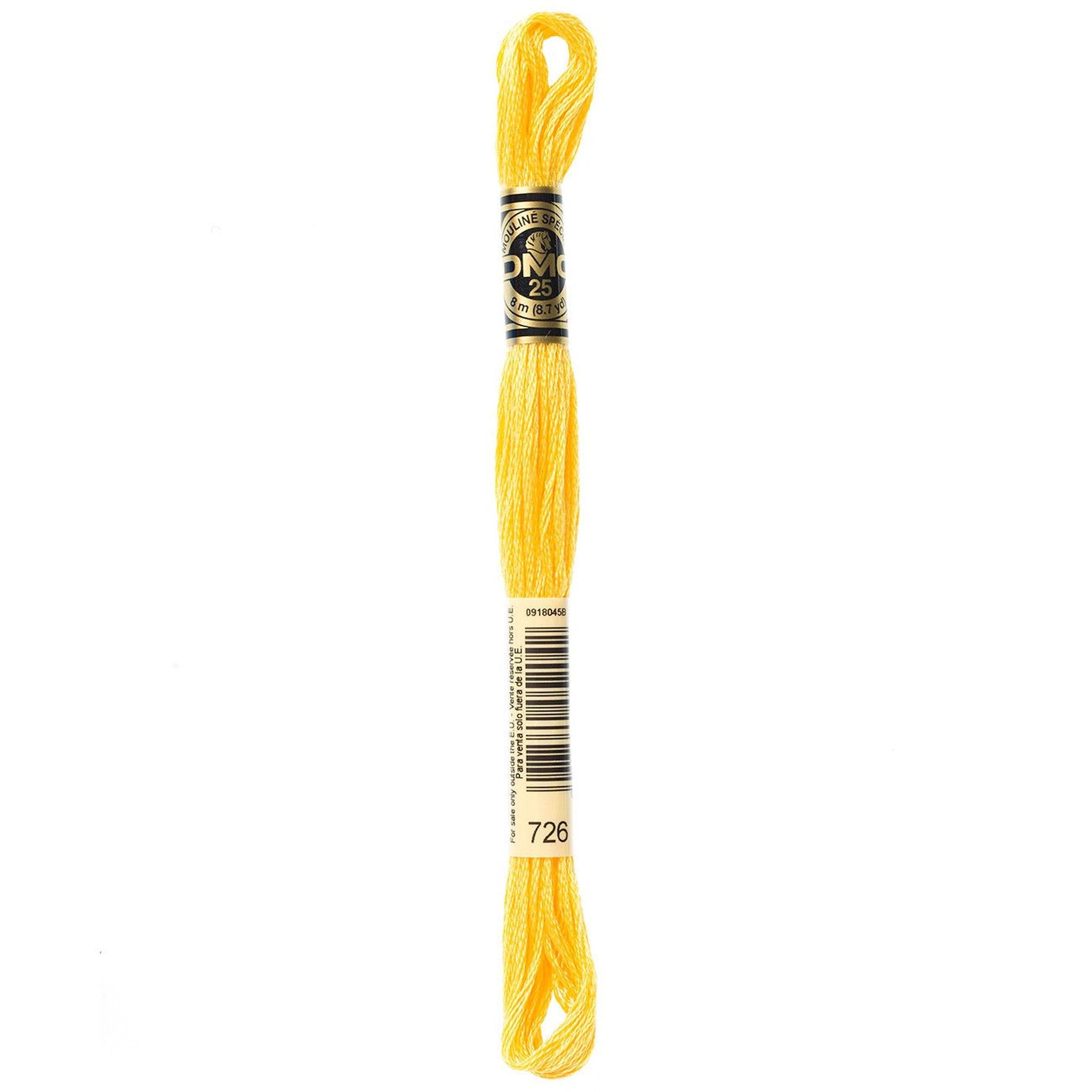 DMC Six-Strand Embroidery Floss - 726 Light Topaz