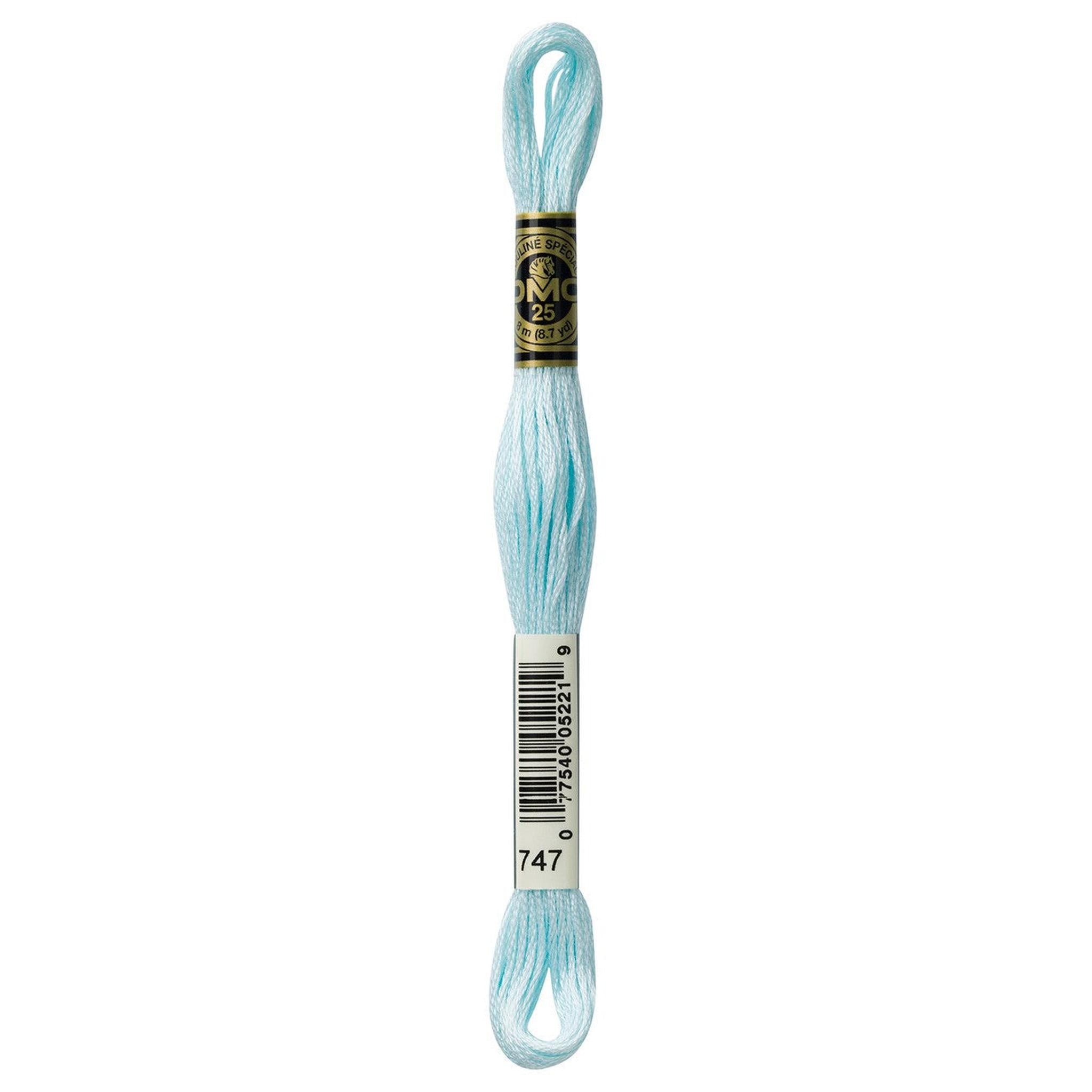 DMC Six-Strand Embroidery Floss - 747 Very Light Sky Blue