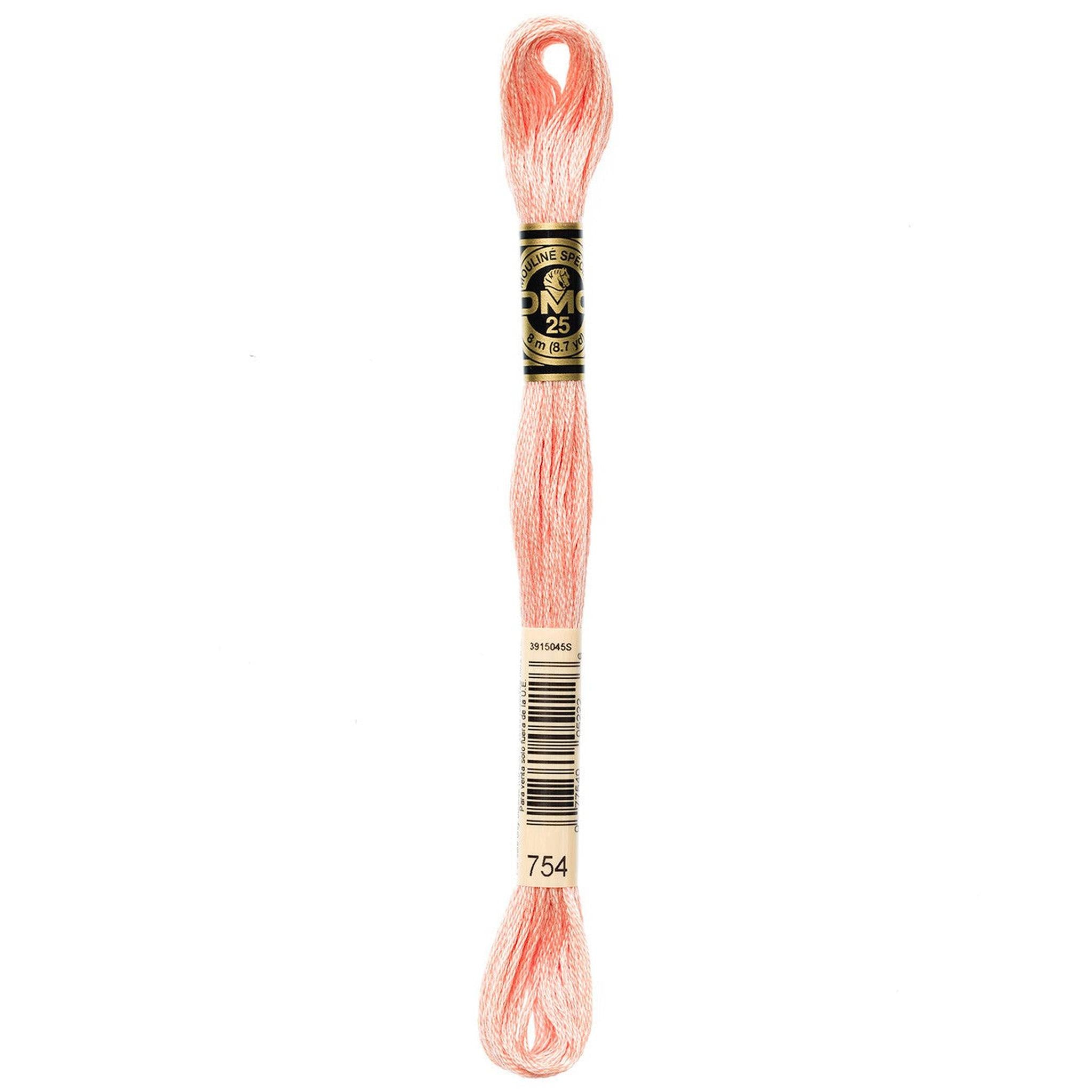 DMC Six-Strand Embroidery Floss - 754 Light Peach