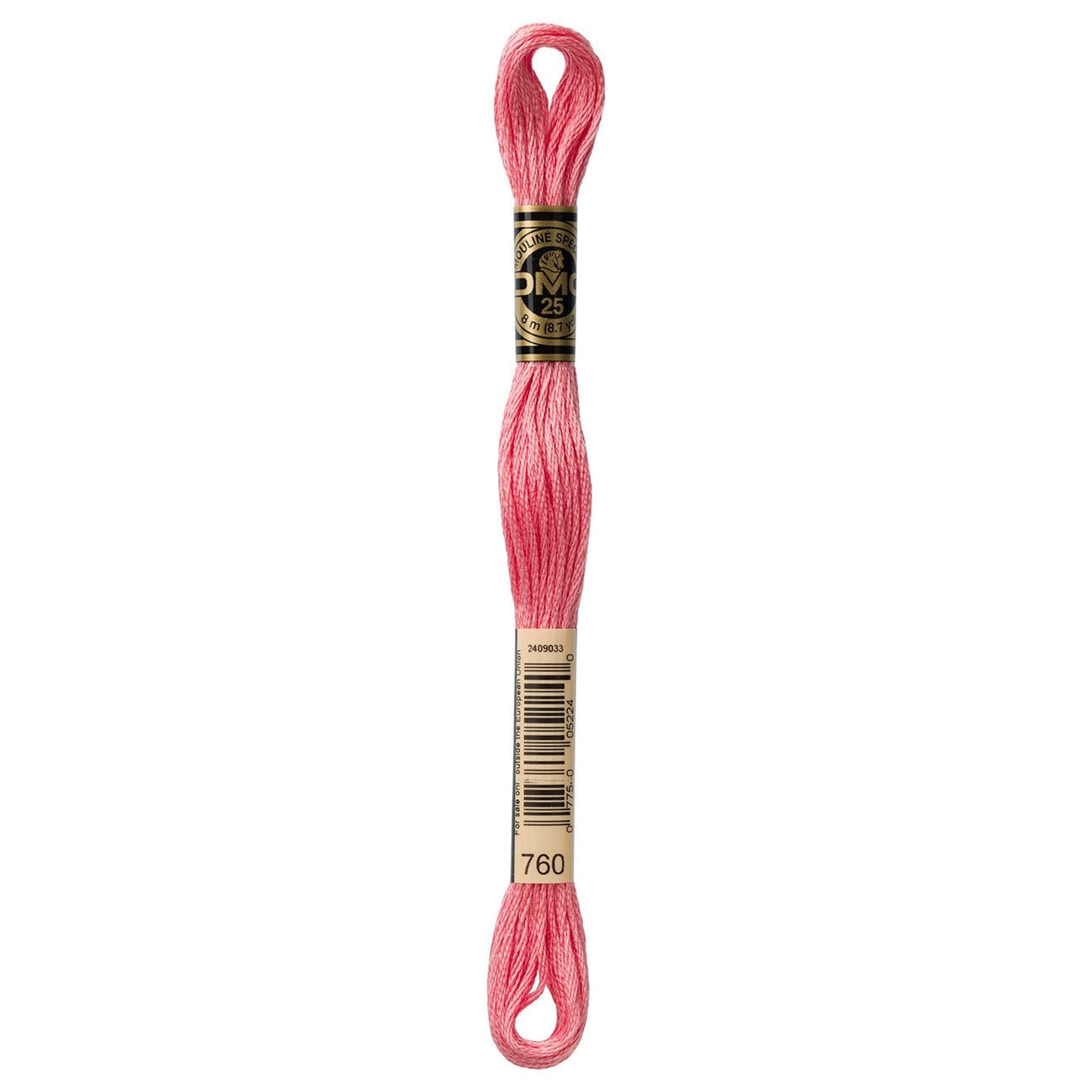 DMC Six-Strand Embroidery Floss - 760 Salmon