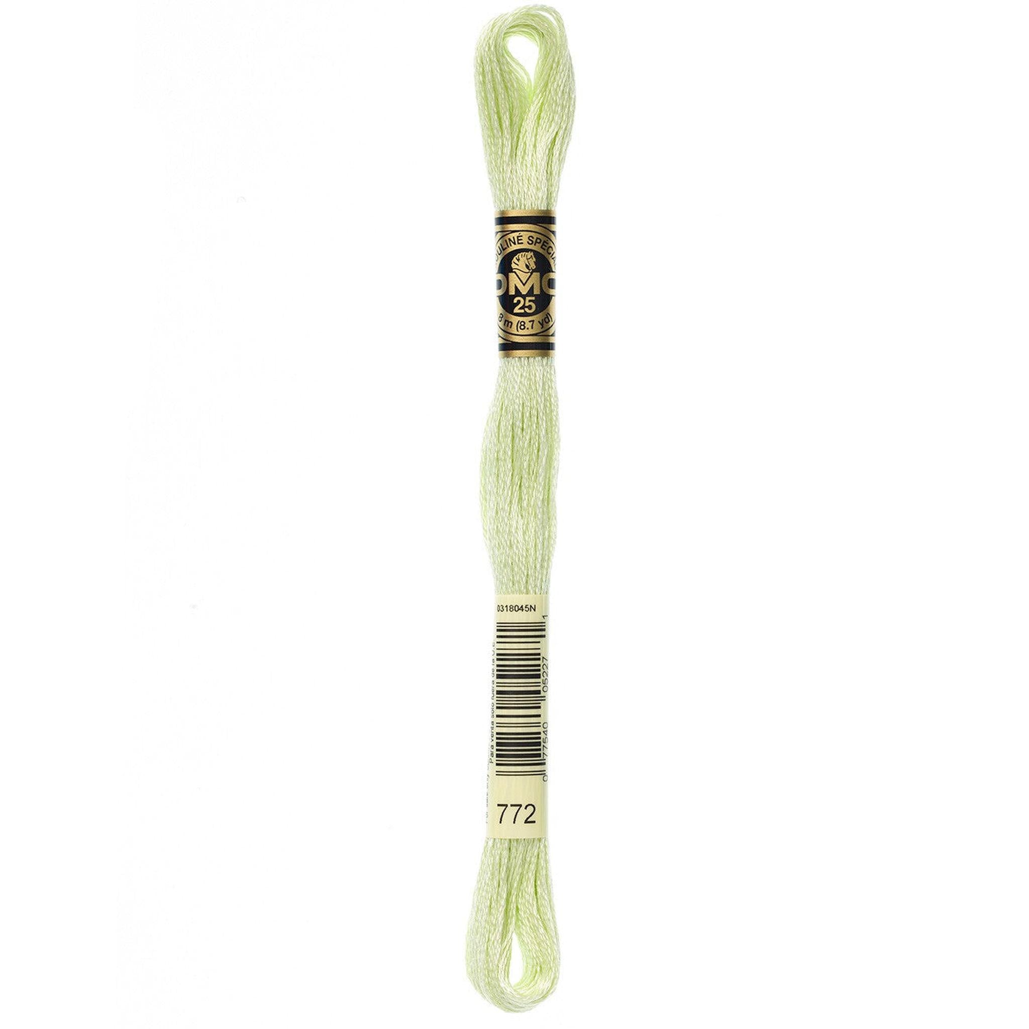 DMC Six-Strand Embroidery Floss - 772 Very Light Yellow Green
