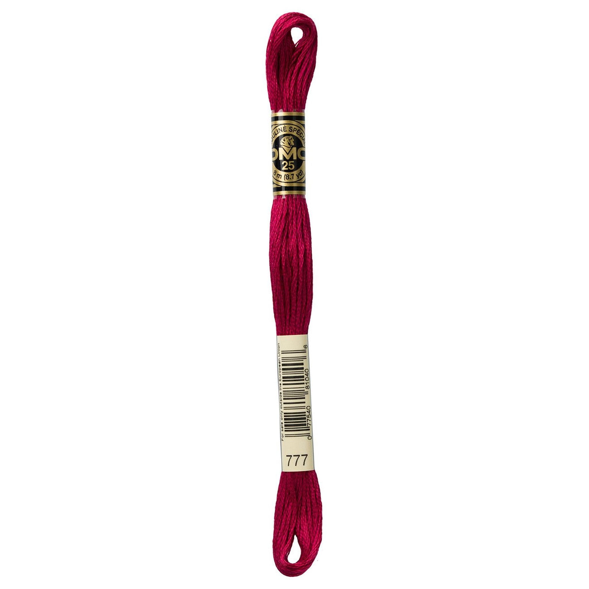 DMC Six-Strand Embroidery Floss - 777 Very Dark Raspberry