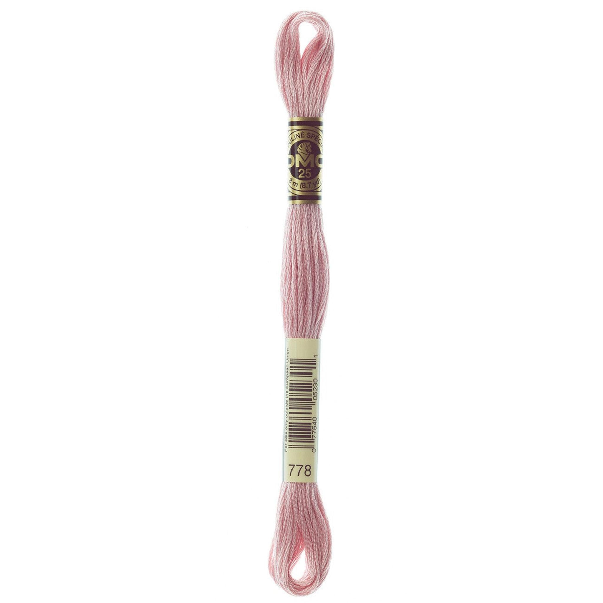 DMC Six-Strand Embroidery Floss - 778 Very Light Antique Mauve