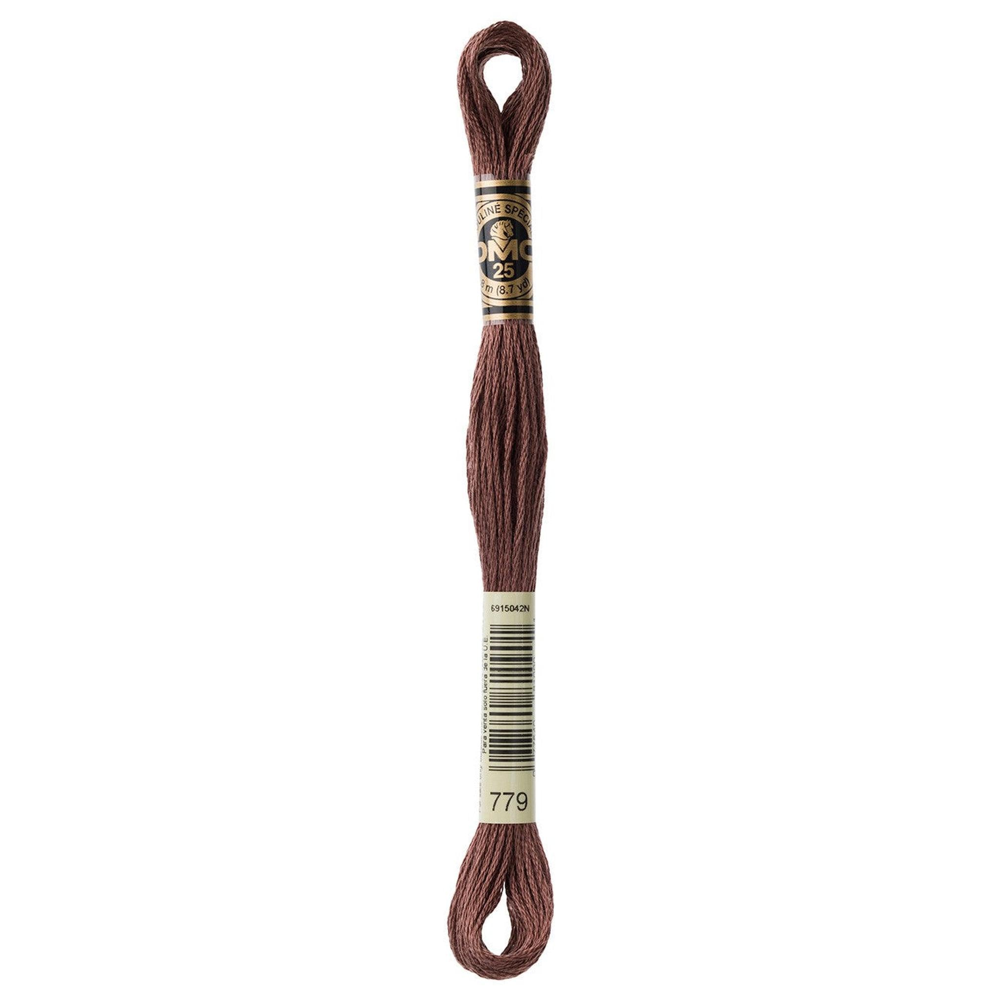 DMC Six-Strand Embroidery Floss - 779 Dark Cocoa