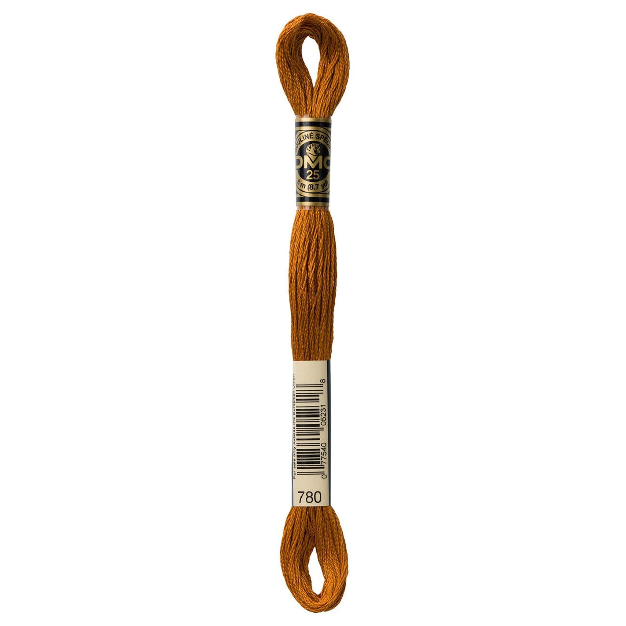 DMC Six-Strand Embroidery Floss - 780 Ultra Very Dark Topaz
