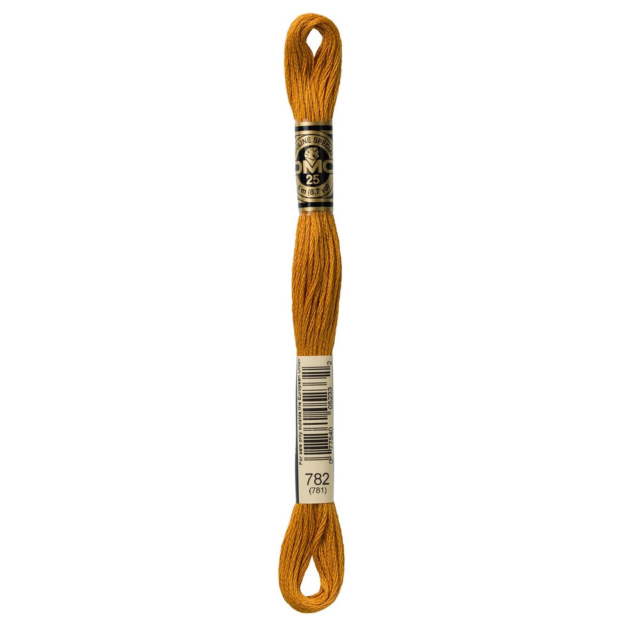 DMC Six-Strand Embroidery Floss - 782 Dark Topaz