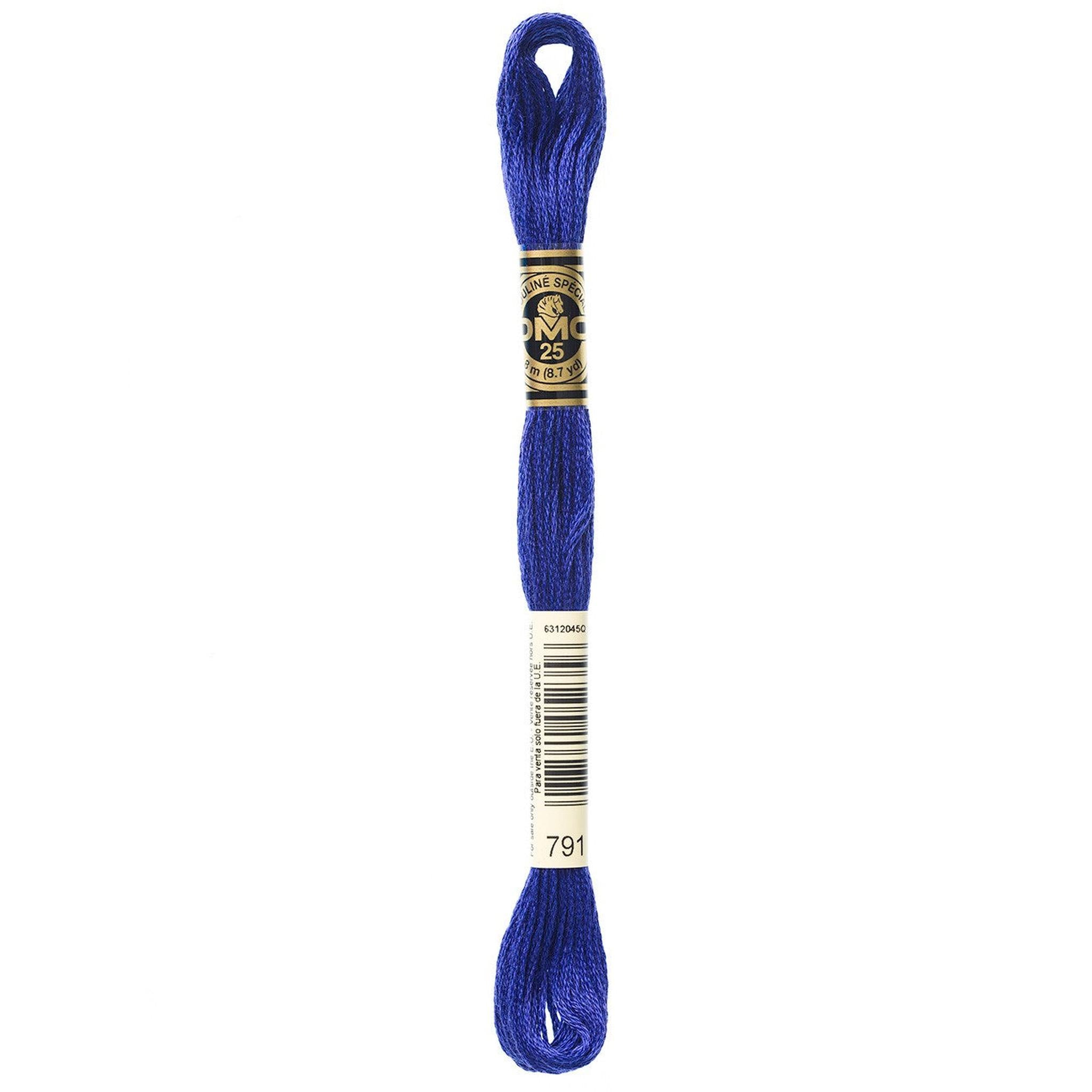 DMC Six-Strand Embroidery Floss - 791 Very Dark Cornflower Blue