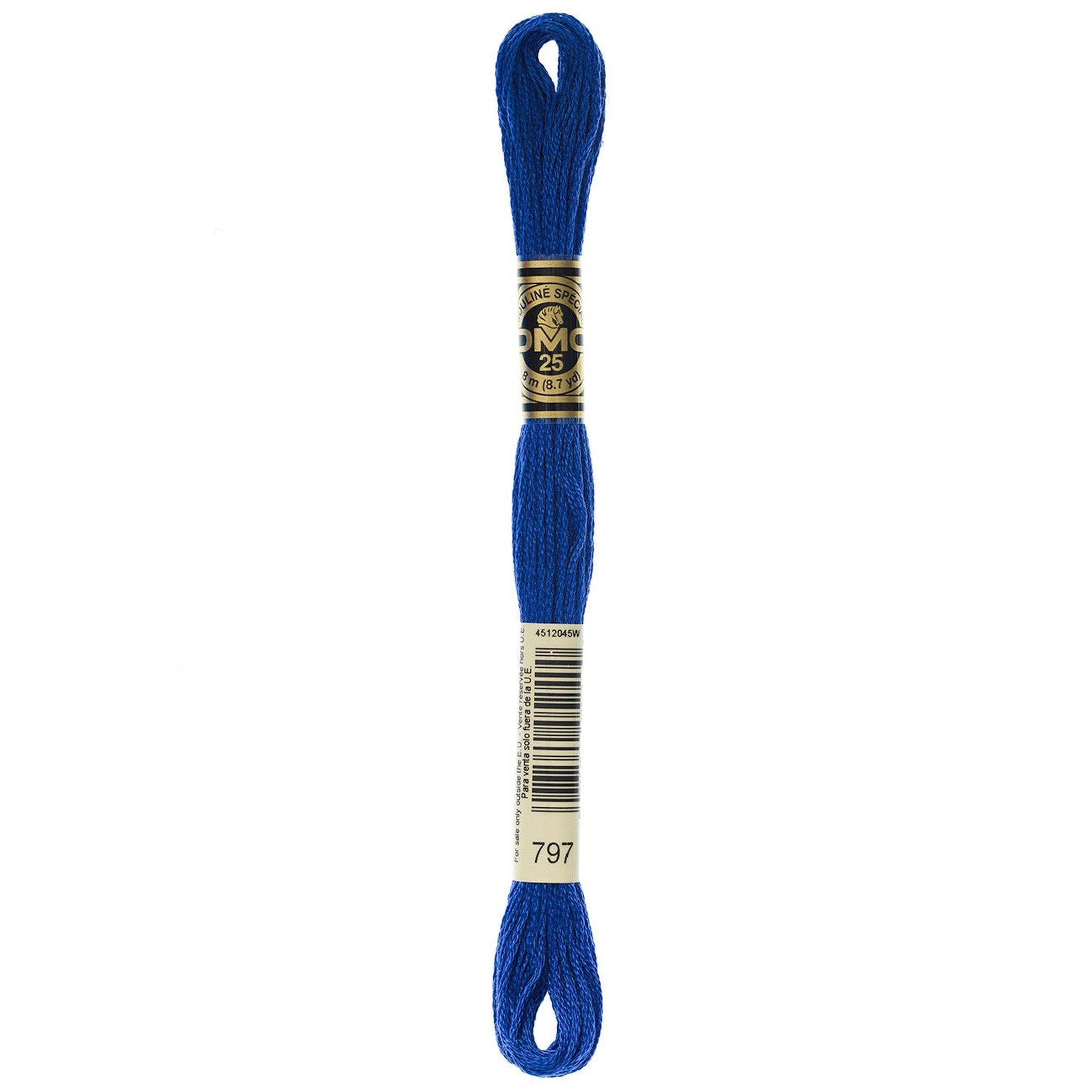 DMC Six-Strand Embroidery Floss - 797 Royal Blue