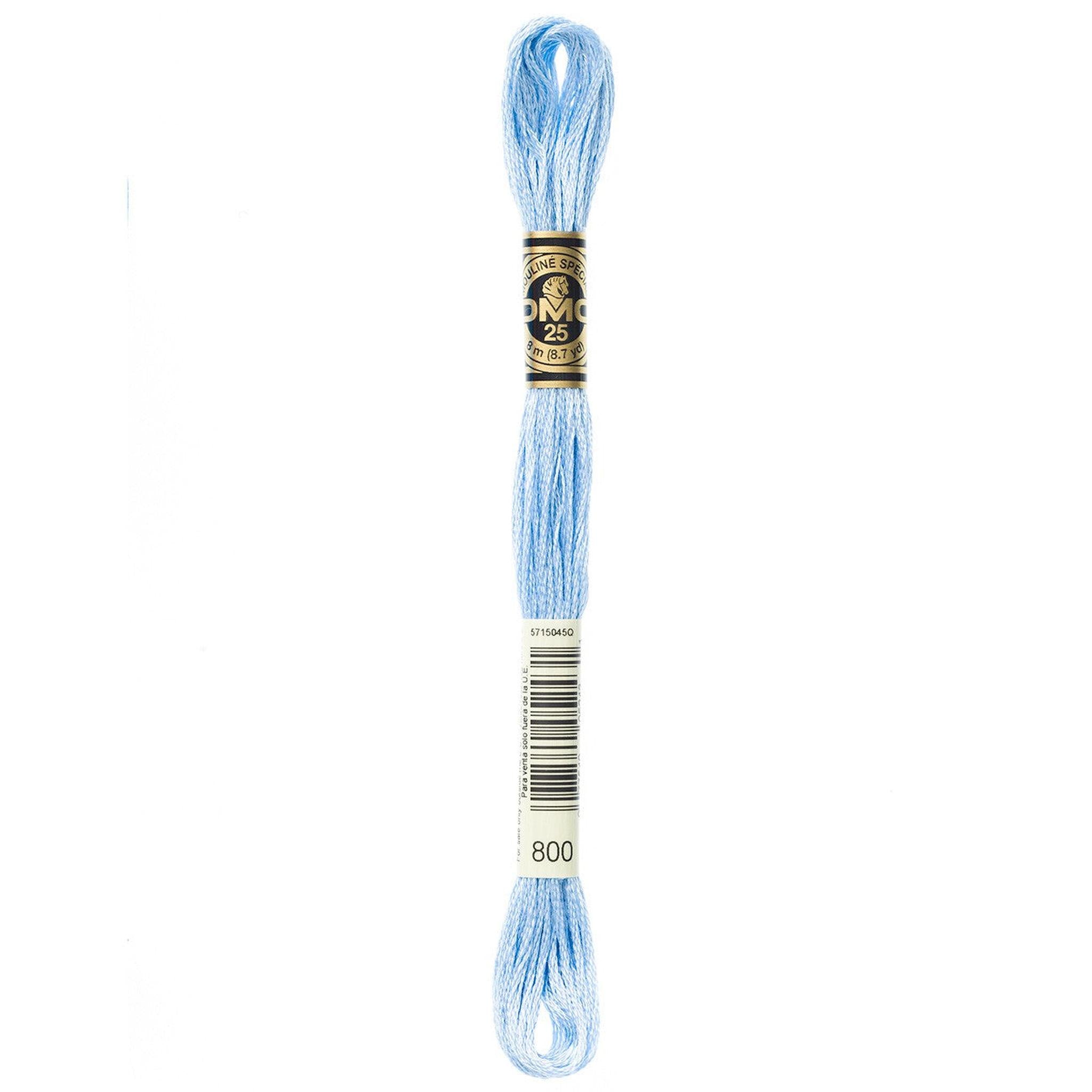 DMC Six-Strand Embroidery Floss - 800 Pale Delft Blue